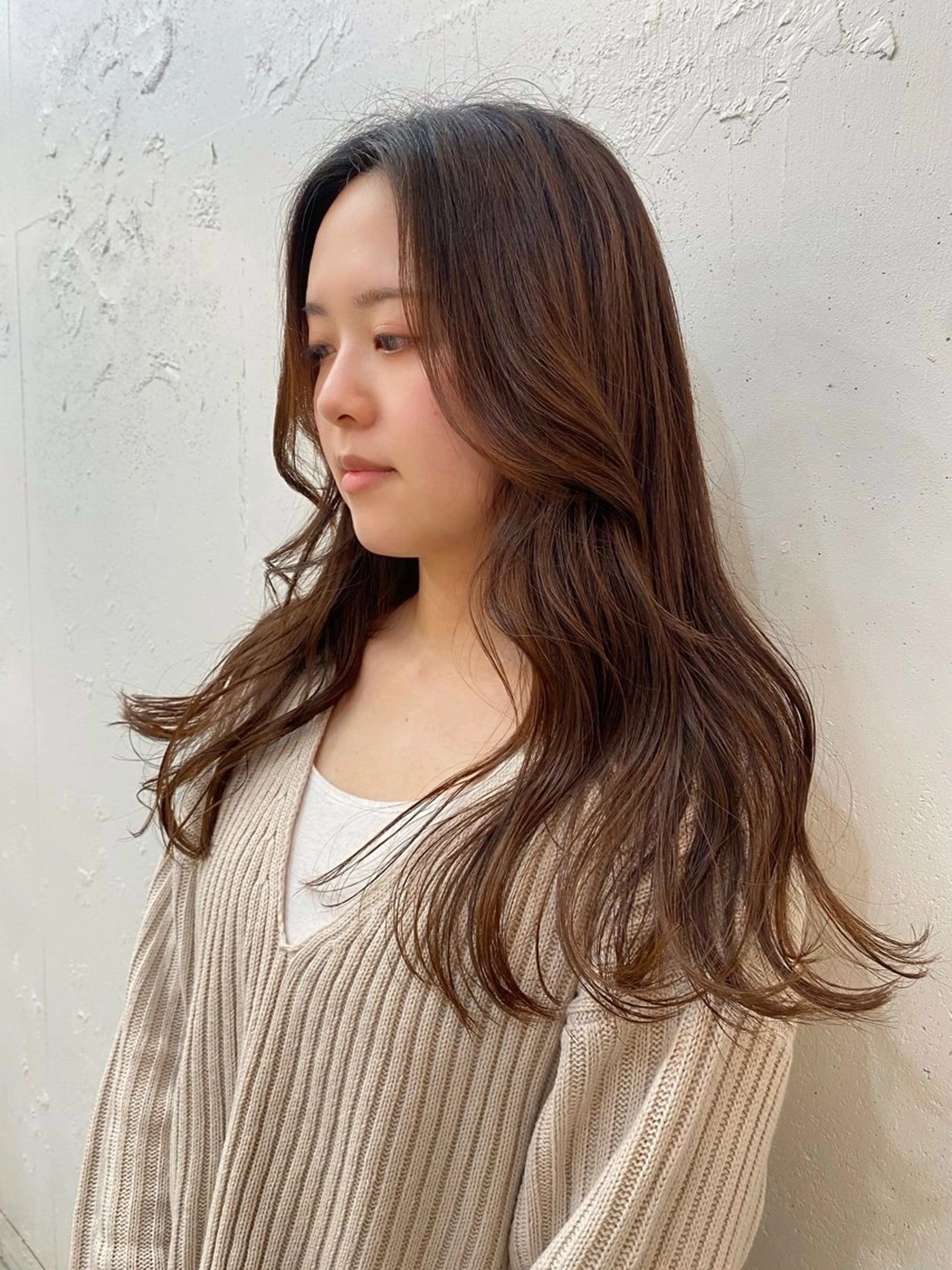 ロング 顔周りカット レイヤーカット 似合わせヘア 💇🏻‍♀/マリアのヘアスタイル