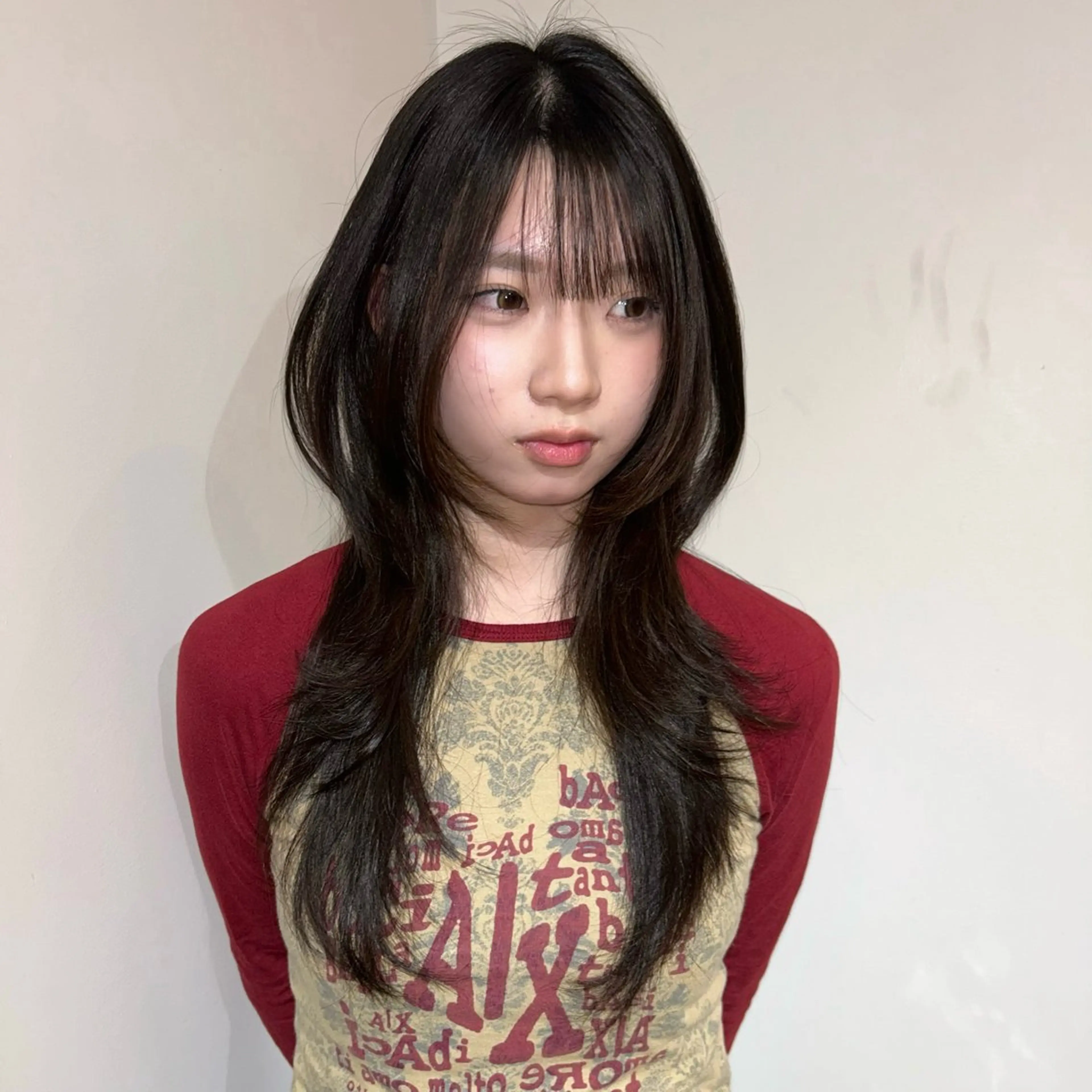 ロング カット ひな🐥ハイトーン/ レイヤーカット🍀のヘアスタイル