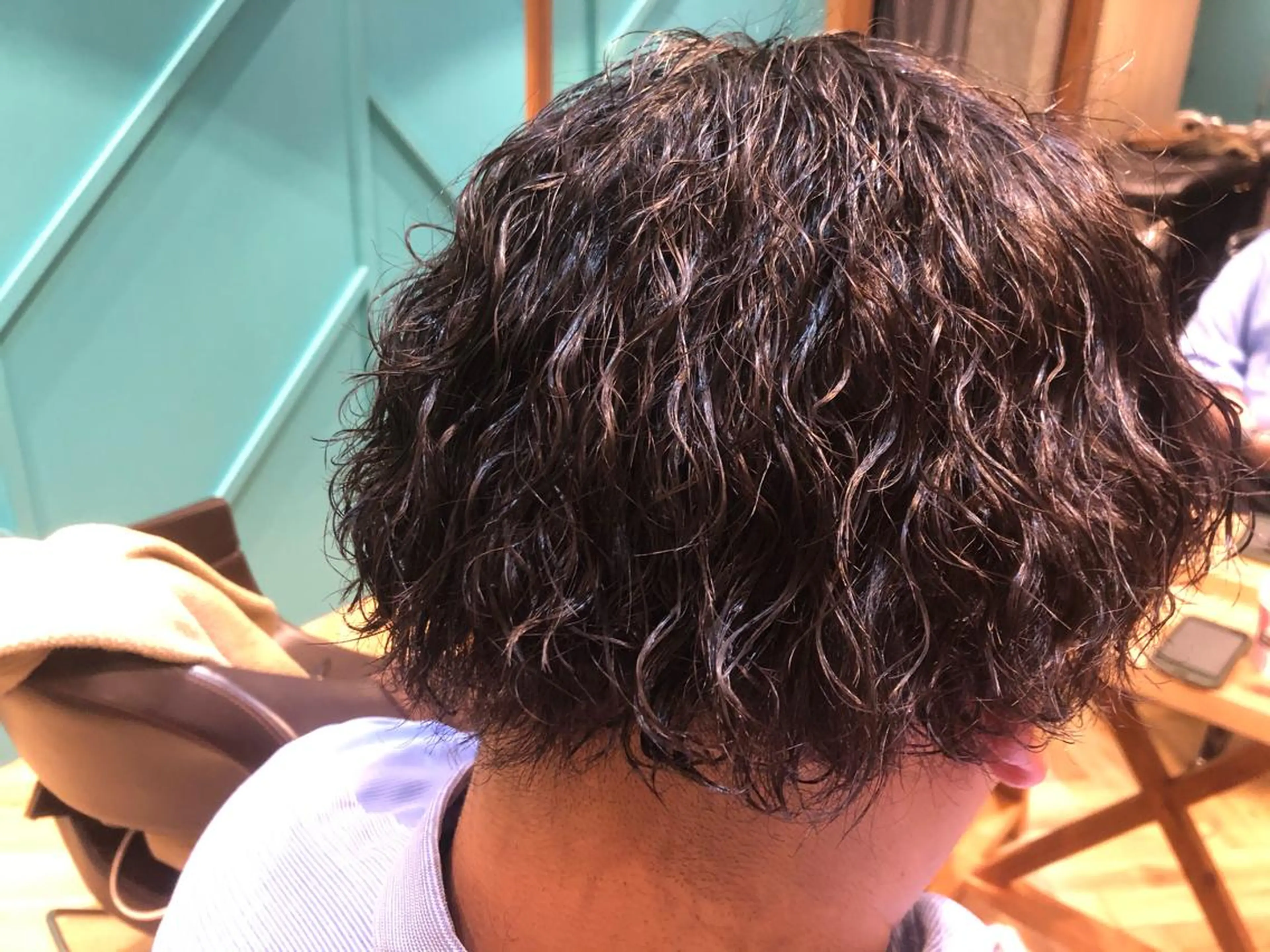 パーマ メンズ 🌈艶カラー× メンズパーマ永埜🌈のヘアスタイル