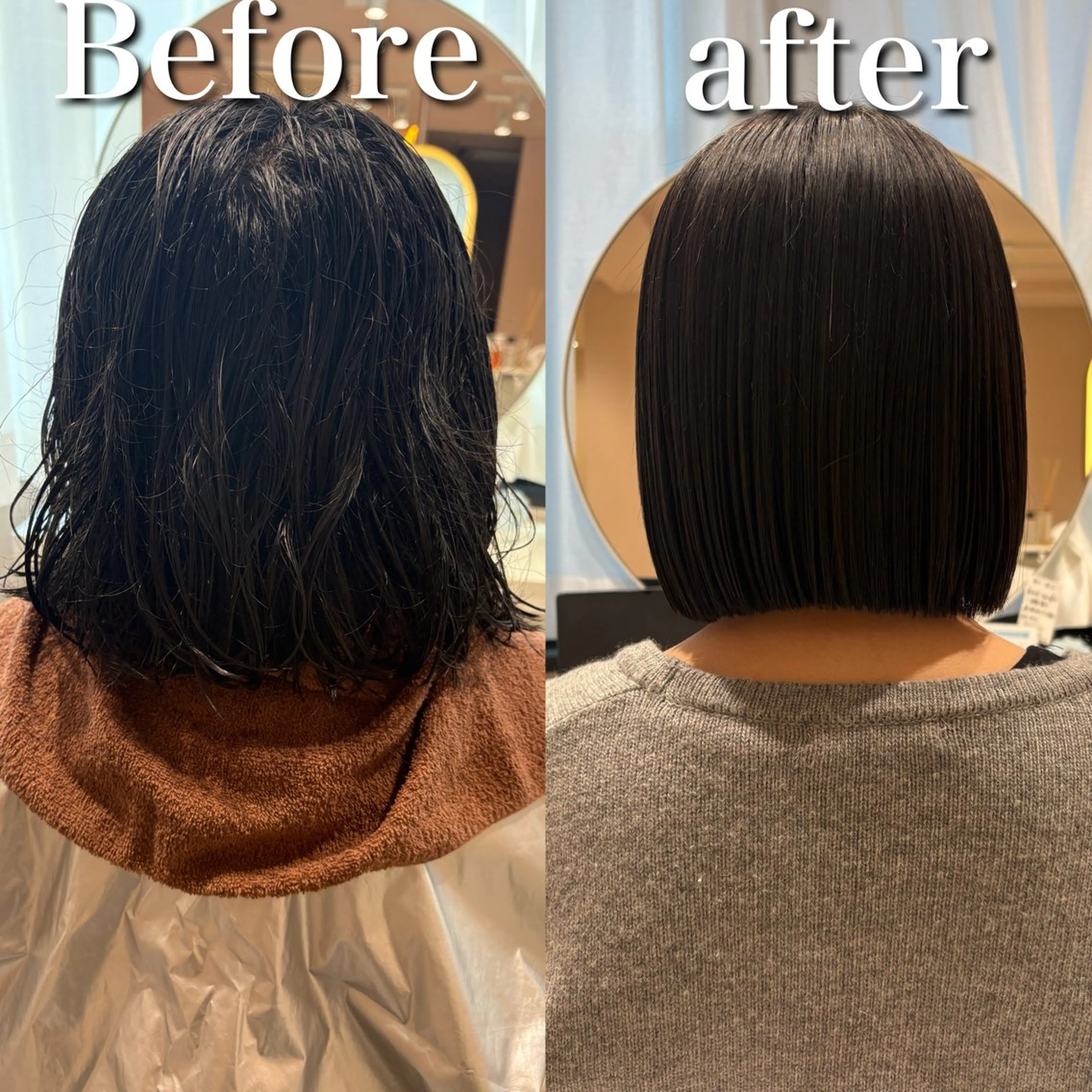 ショート カット 縮毛矯正 トリートメント レイヤーボブ特化/ 横浜/伊藤　怜のヘアスタイル