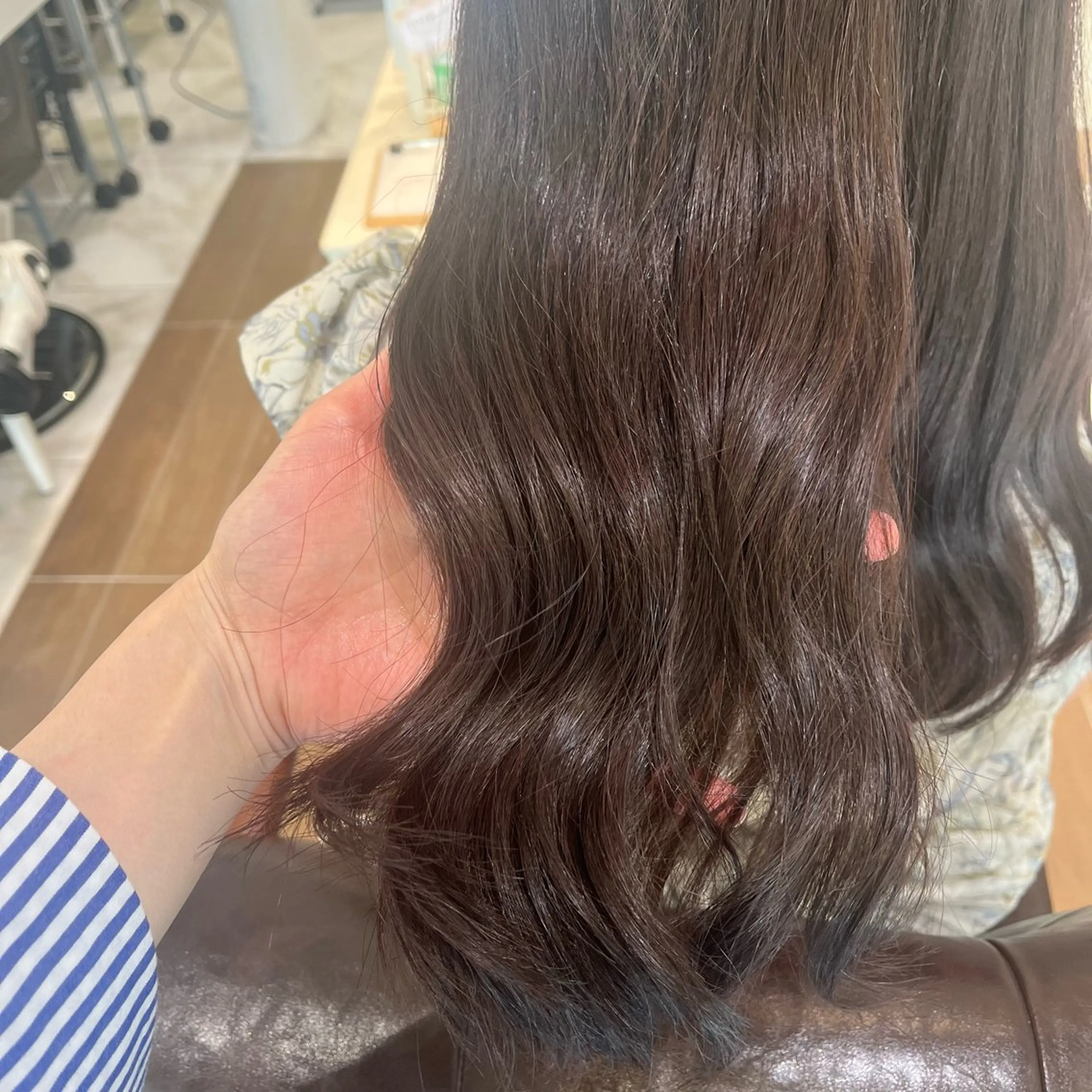 ロング カット ヘアカラー トリートメント 白髪染め /増田桃子のヘアスタイル