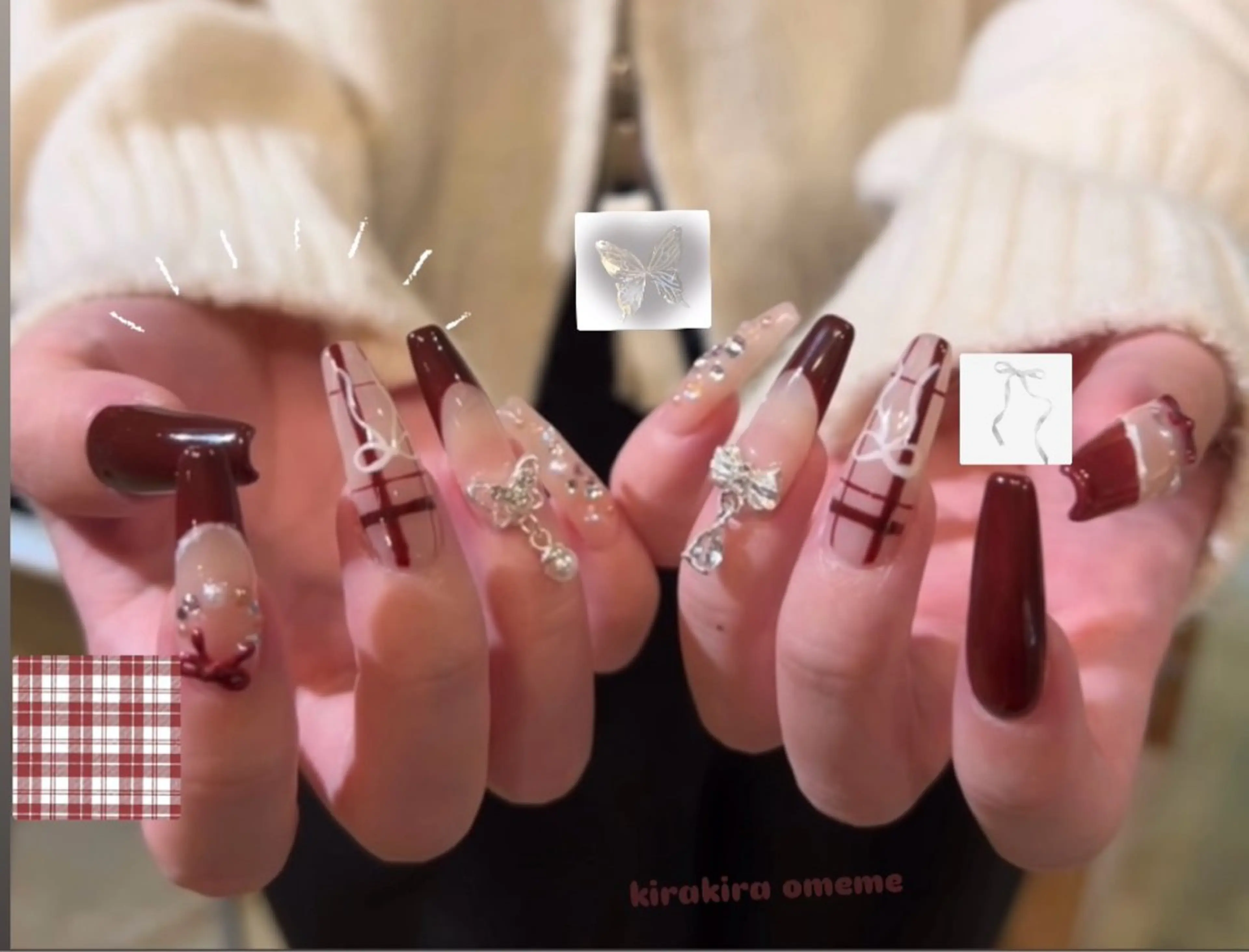 ネイル kirakira omemeのネイルデザイン