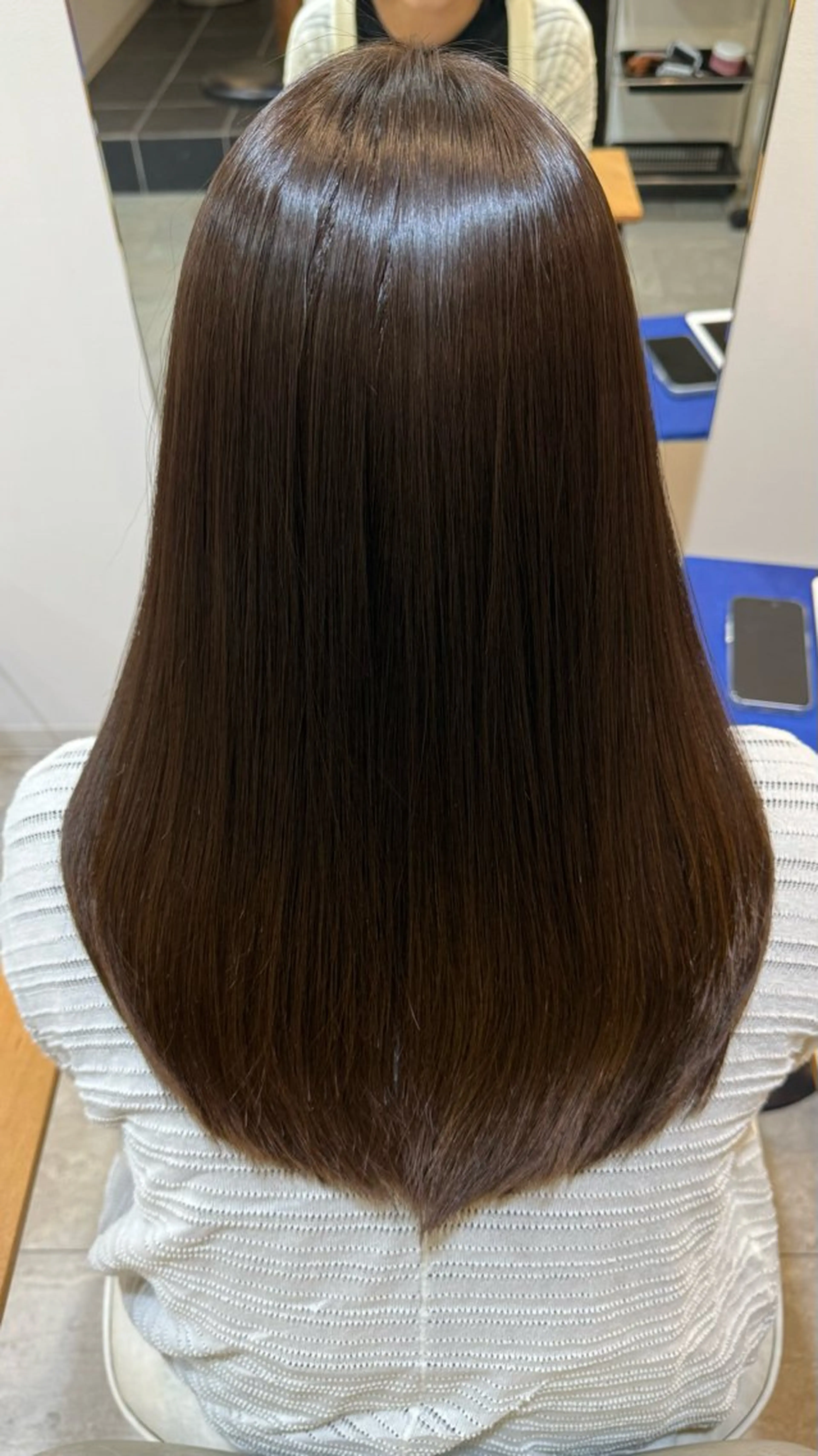 ロング 齋藤 里紗のヘアスタイル