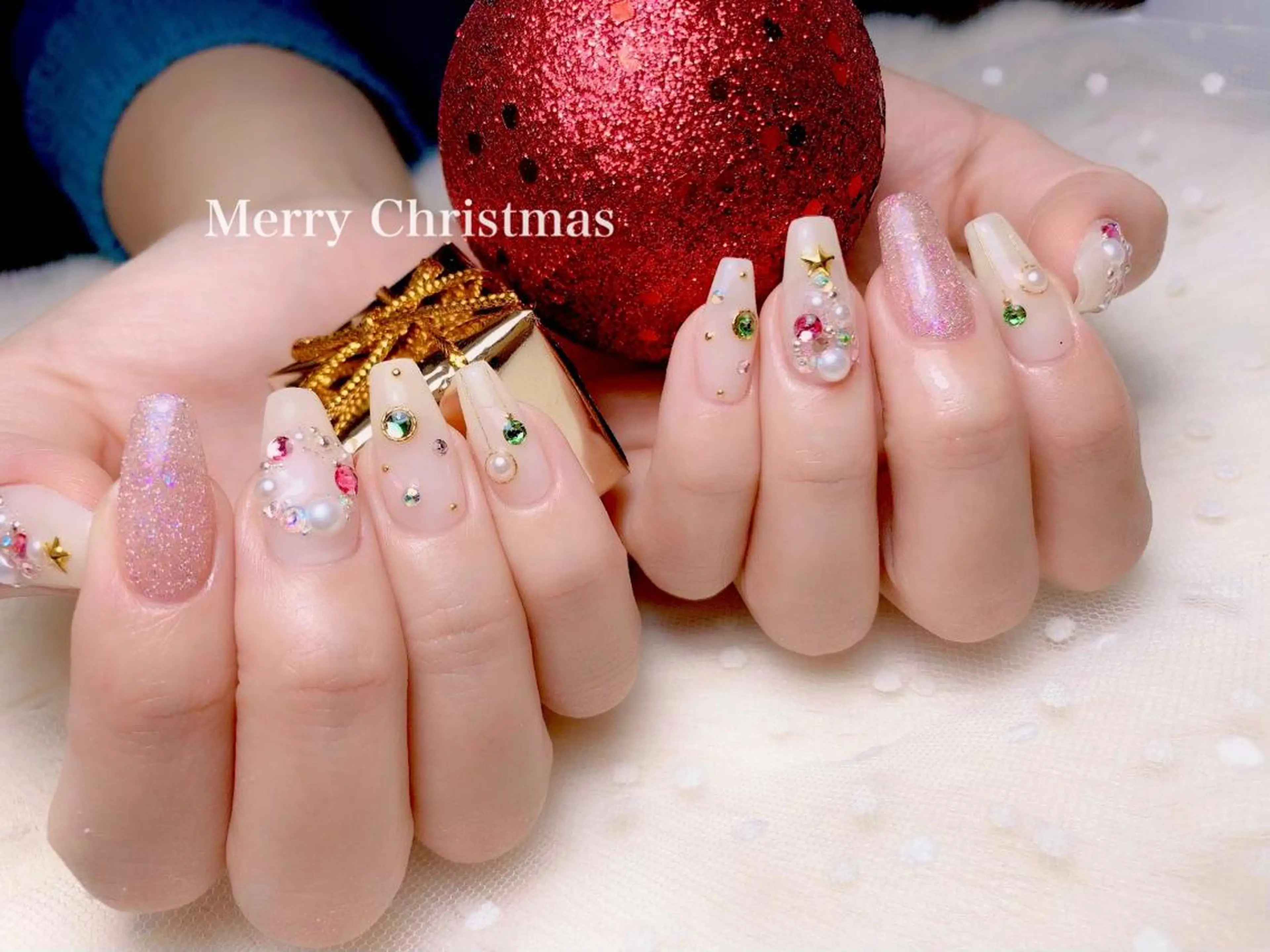 ネイル 冬ネイル クリスマス GREEM グリームのネイルデザイン