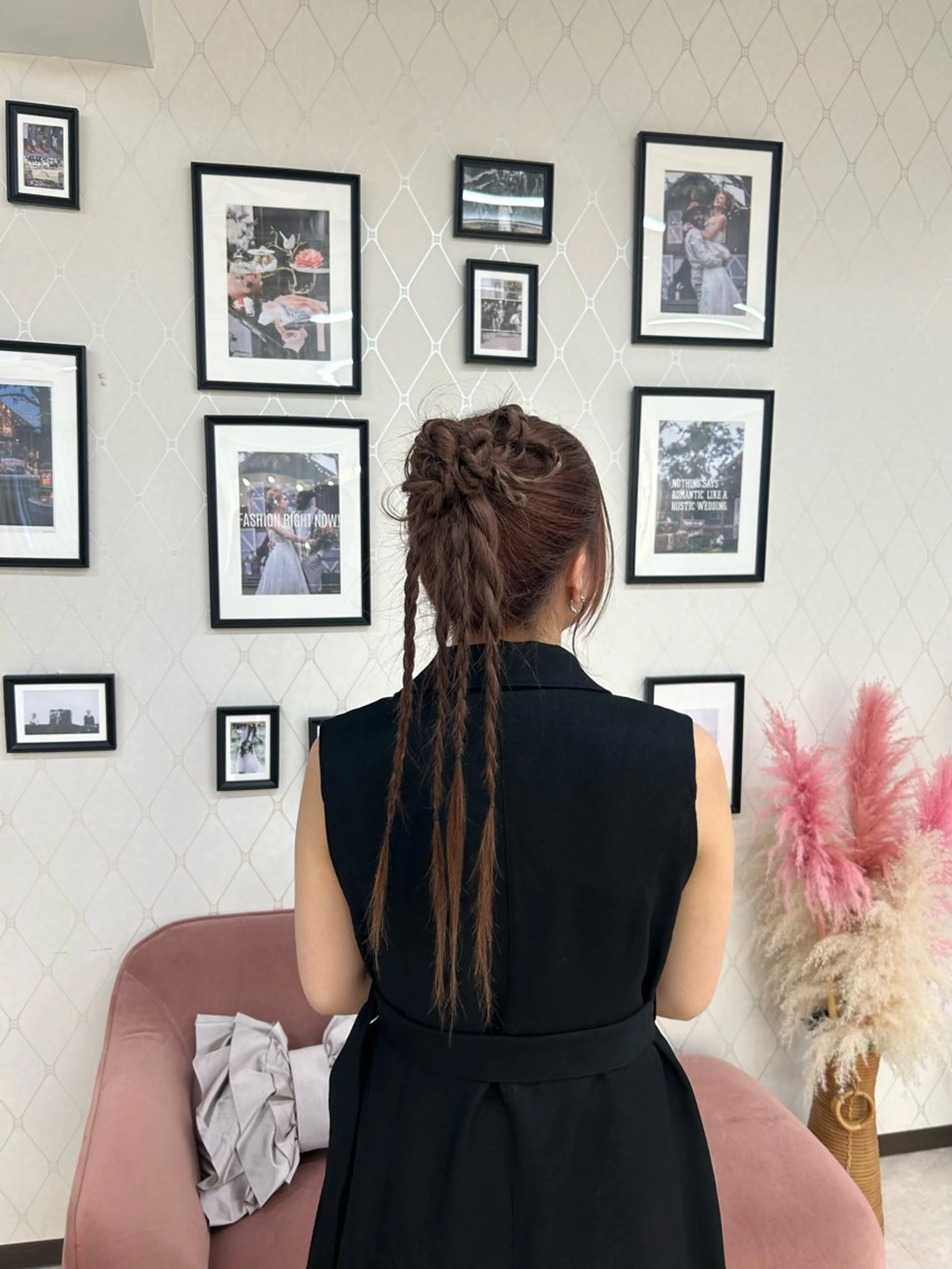 ロング ヘアアレンジ 成人式 ヘアセット sweep天神 REIKAのヘアスタイル