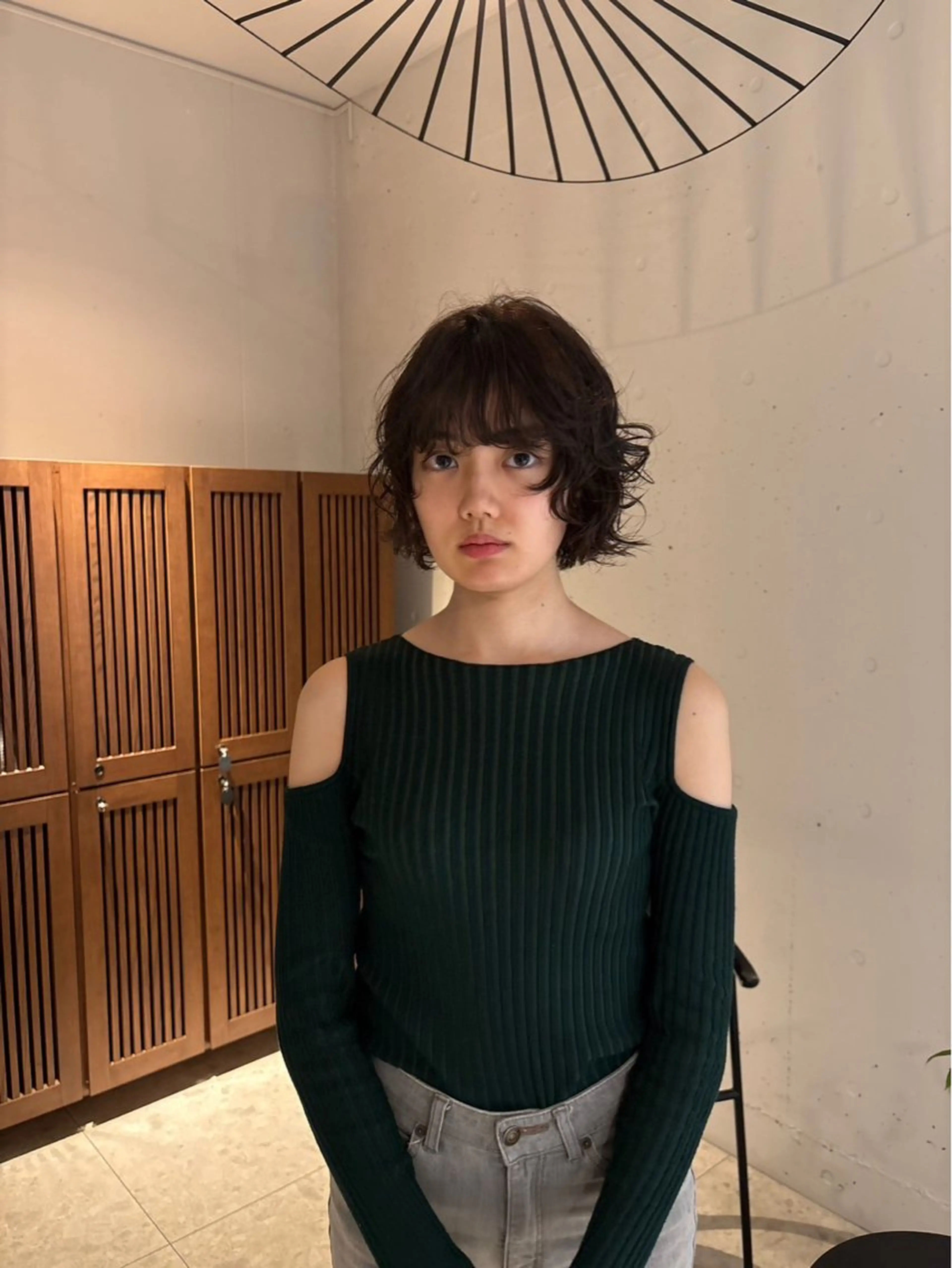 ミディアム パーマ パーマ 竹下 浩一のヘアスタイル