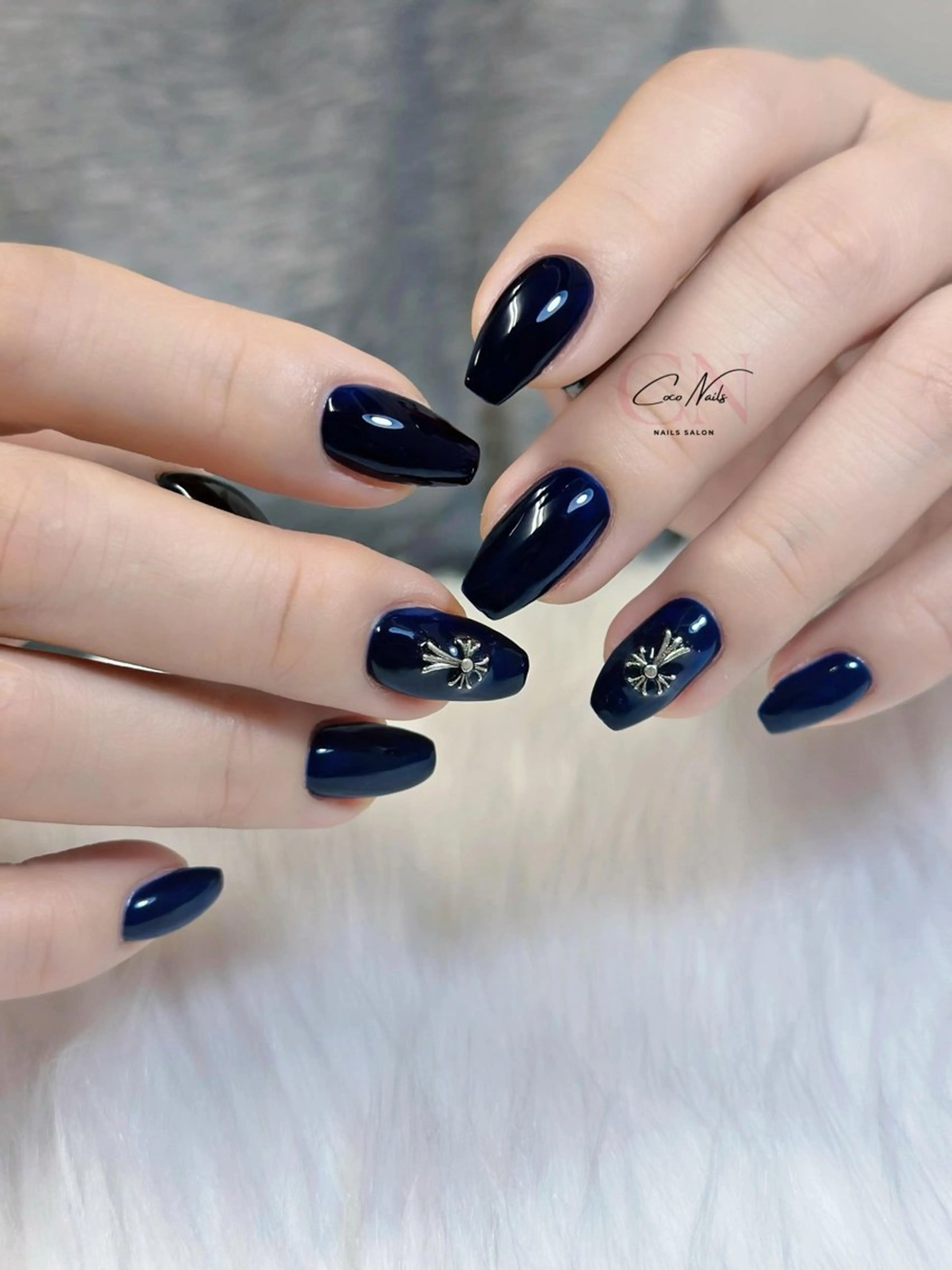 ネイル アートネイル フレンチネイル ジェルネイル 韓国ネイル マグネットネイル ハンドネイル 波 なみのネイルデザイン