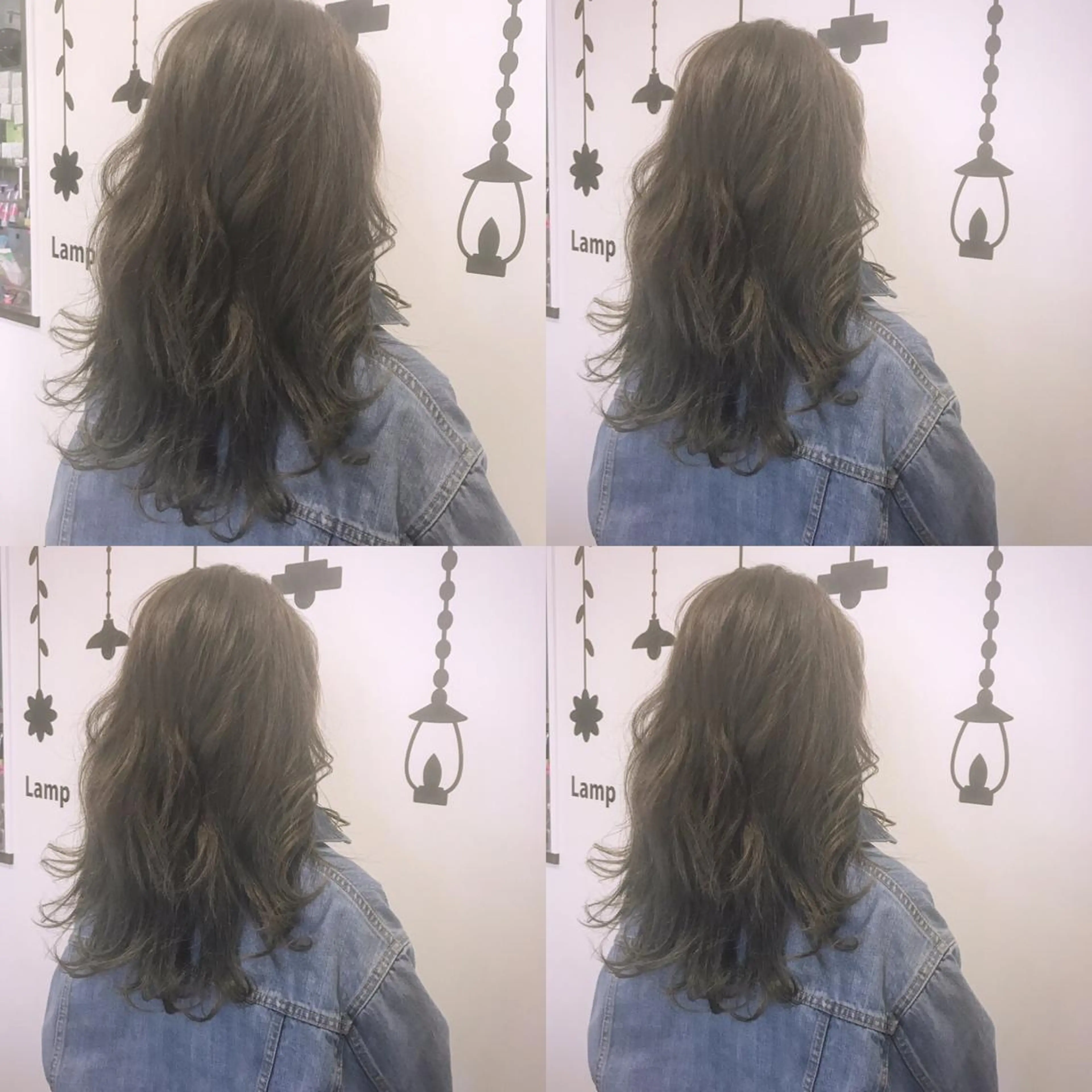 セミロング カラー ブリーチ 青木 香怜のマツエク・マツパデザイン