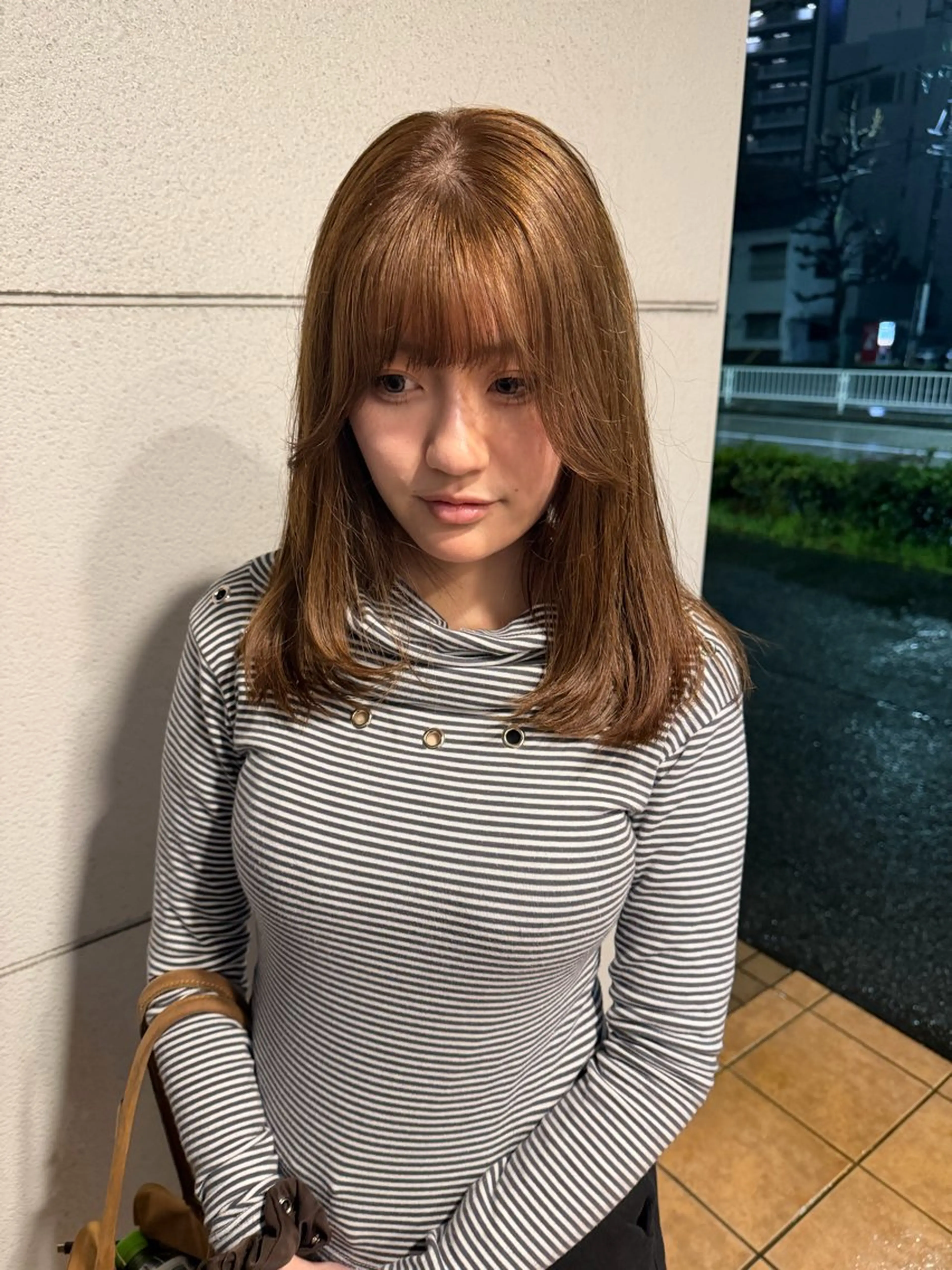 セミロング ヘアカラー にこ /iciのヘアスタイル