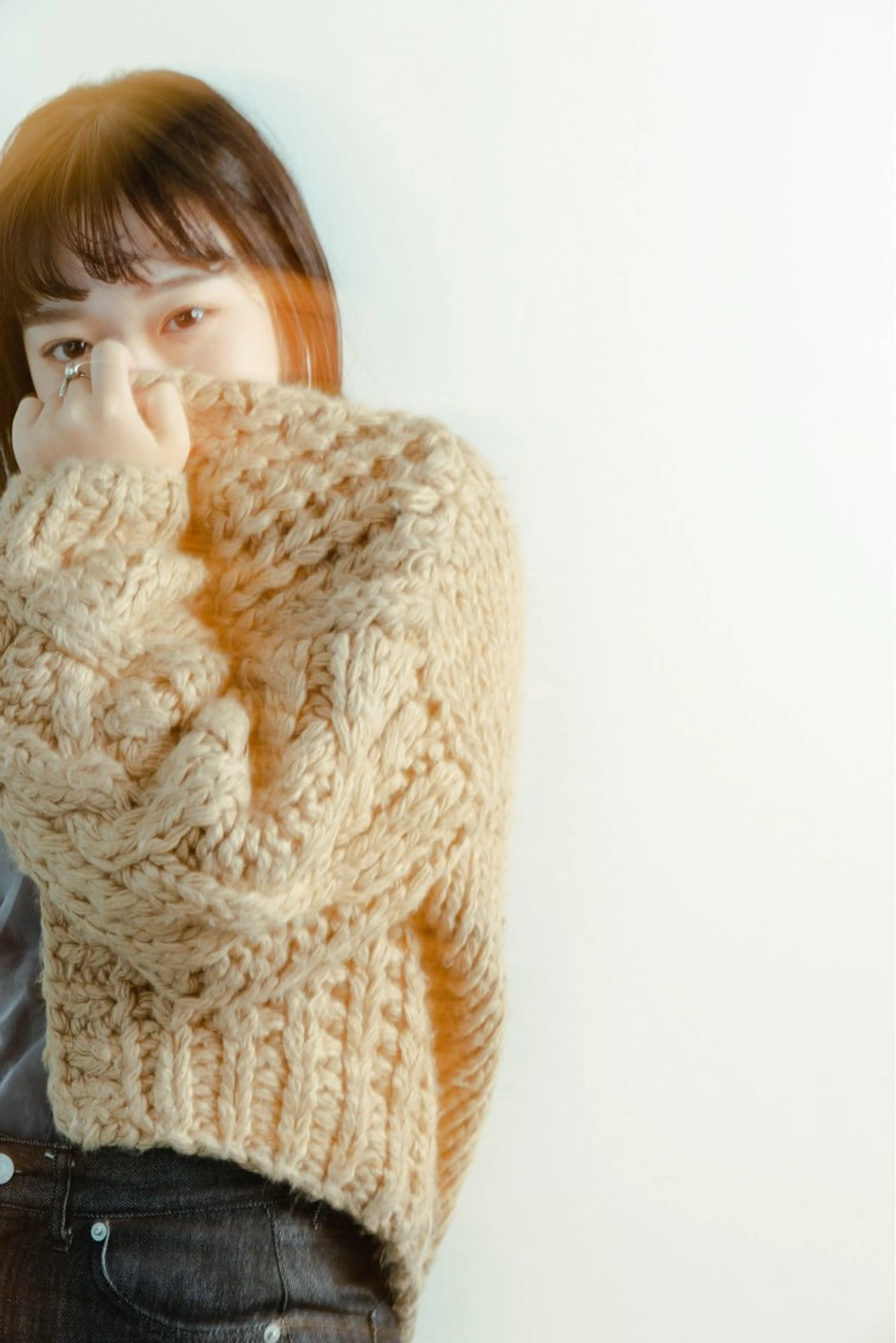 ミディアム カラー ツジガキ ユウスケのヘアスタイル