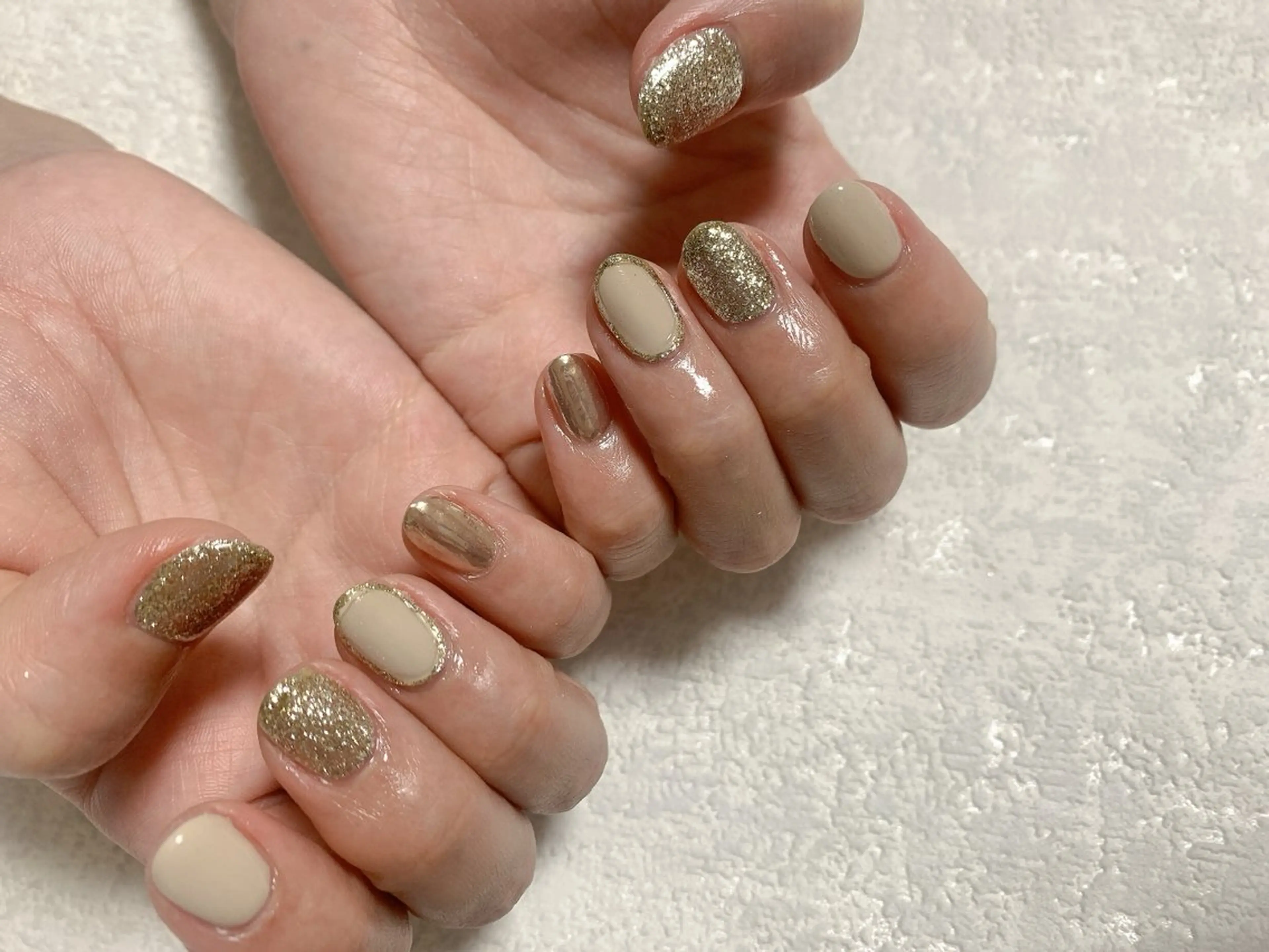 ネイル ジェルネイル 韓国ネイル ラメ(グリッター) メンズネイル ワンカラーネイル kiki nail たまプラーザのネイルデザイン