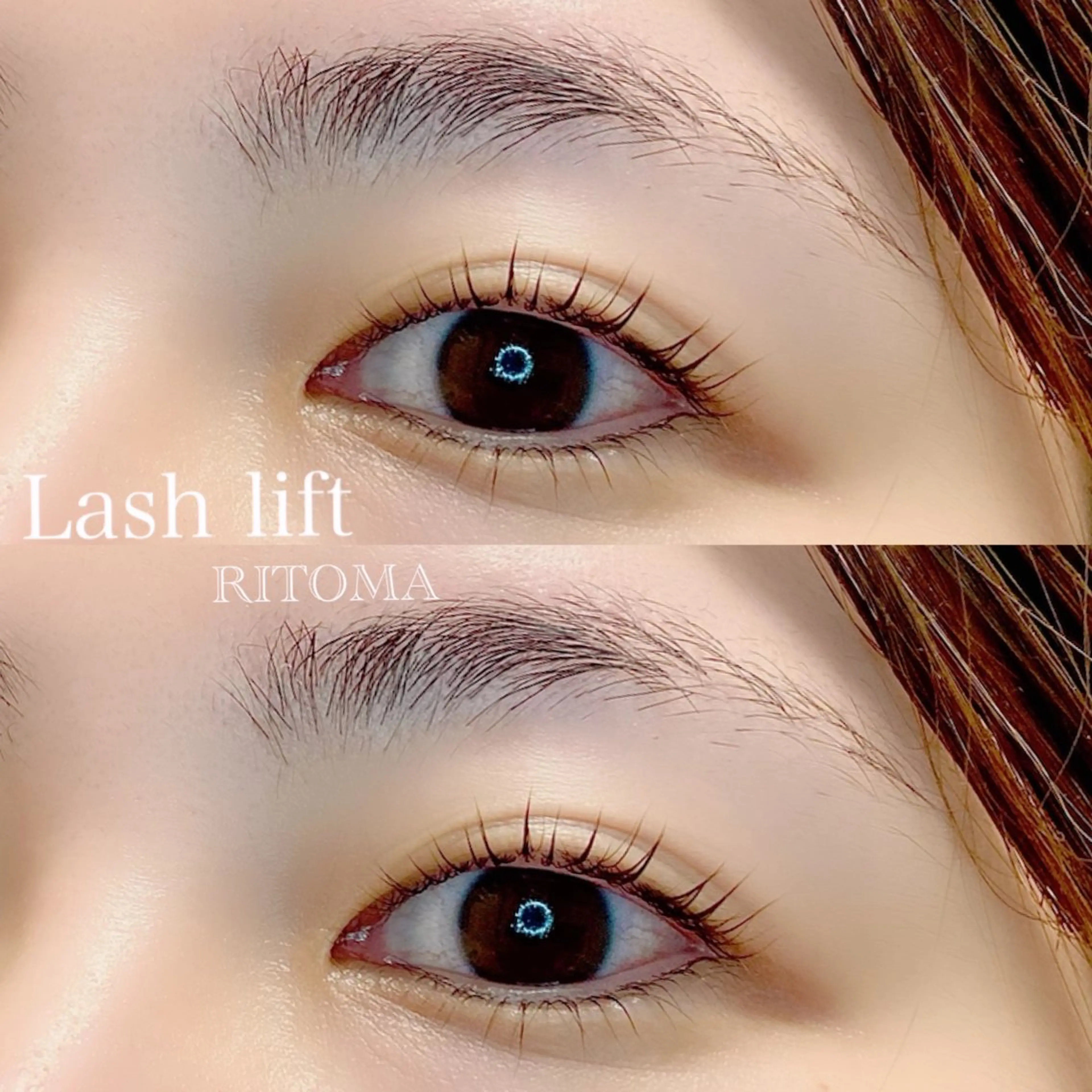 マツエク・マツパ パリジェンヌラッシュリフト 一重×まつ毛パーマ マツパ RITOMA ritomaのマツエク・マツパデザイン