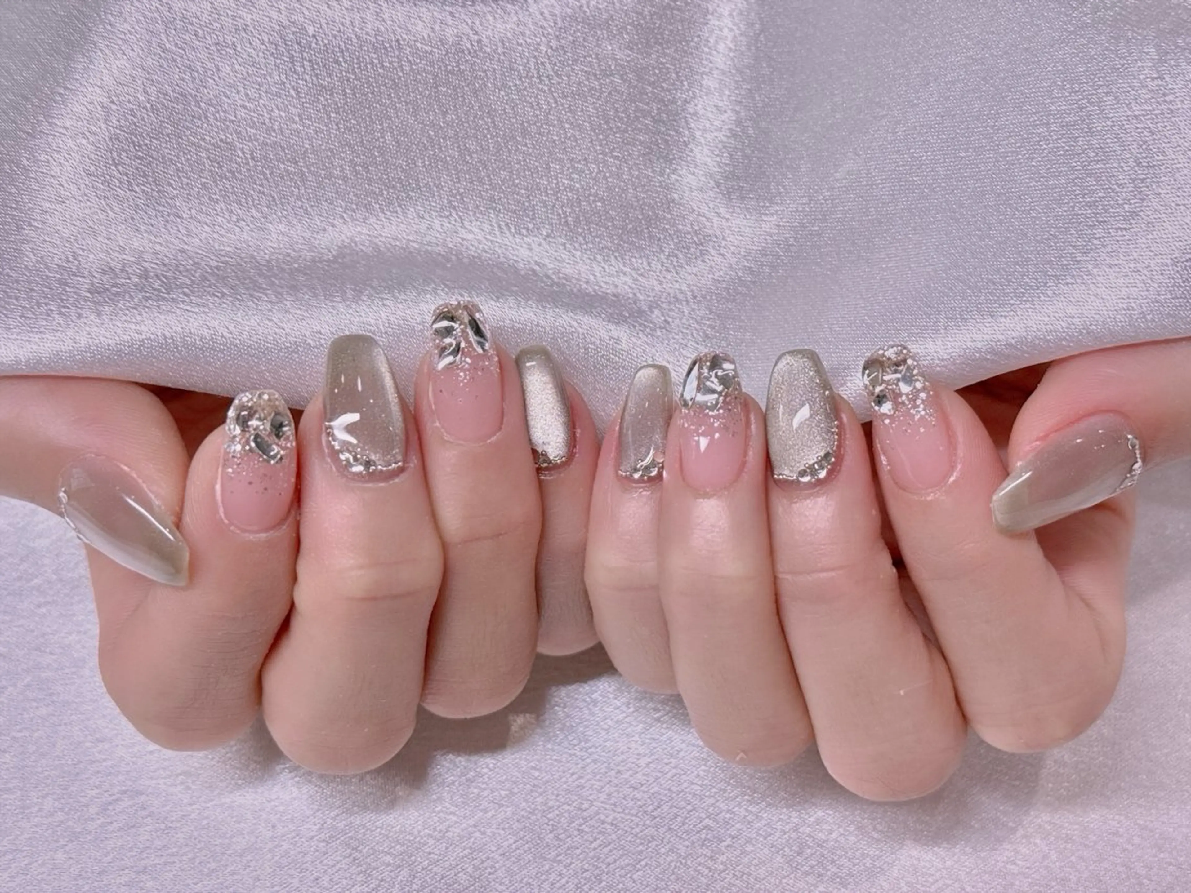 ネイル ハンドネイル 長さだし専門店 M2　rikaのネイルデザイン