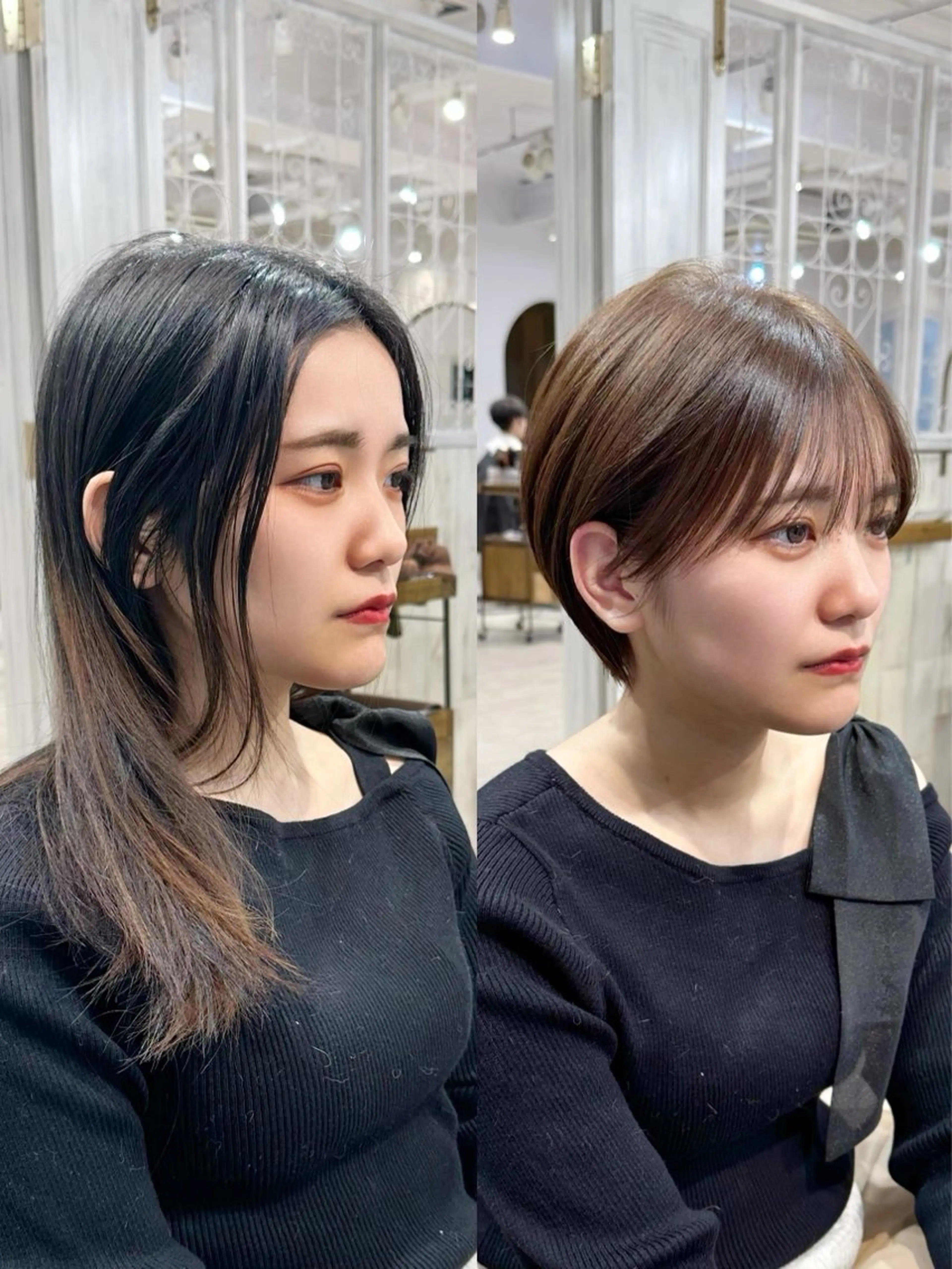 ショート カット トリートメント 縮毛矯正/ショート/ レイヤー/畑中正敏のヘアスタイル