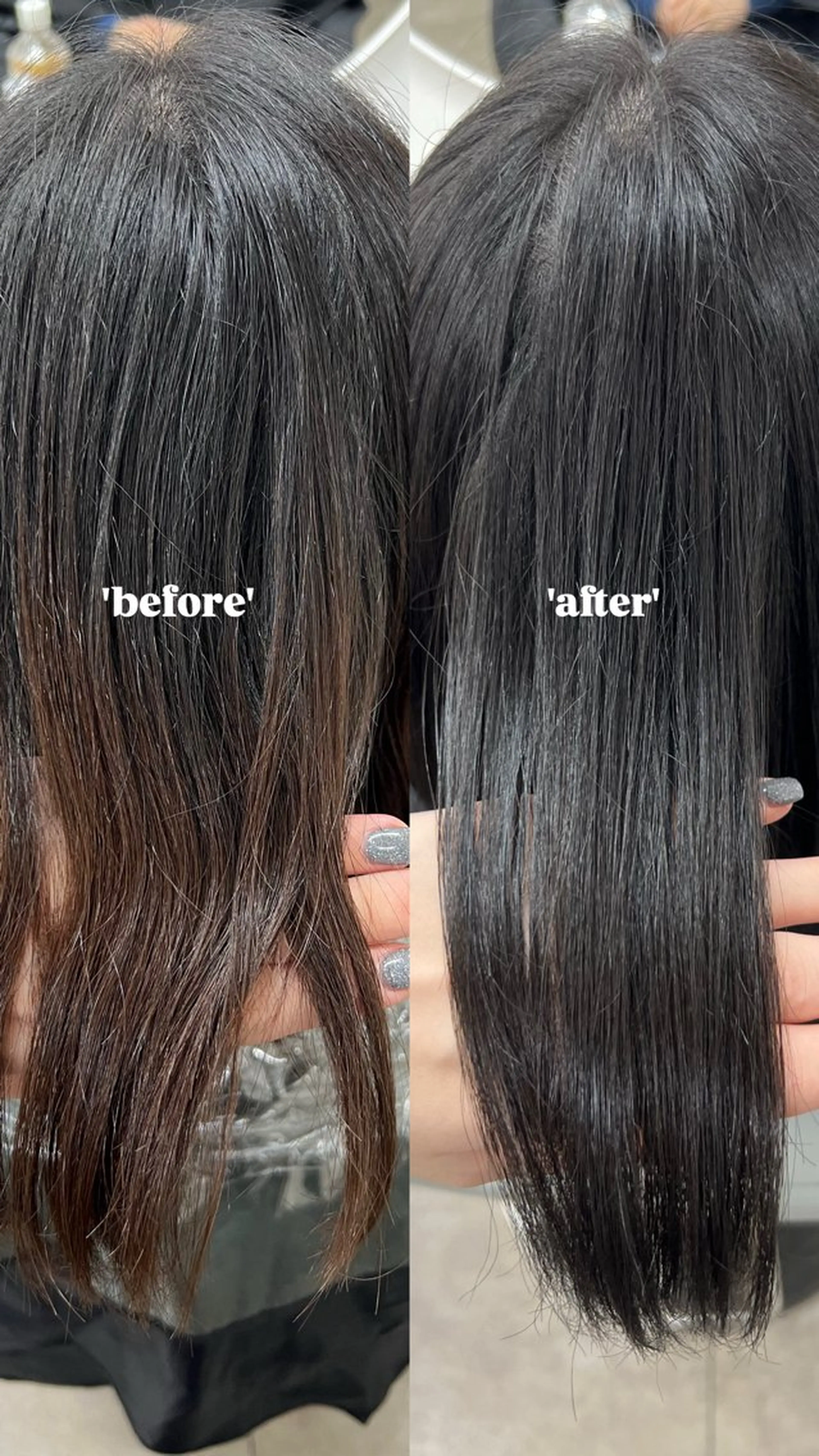 カラー 平山 紗有のヘアスタイル