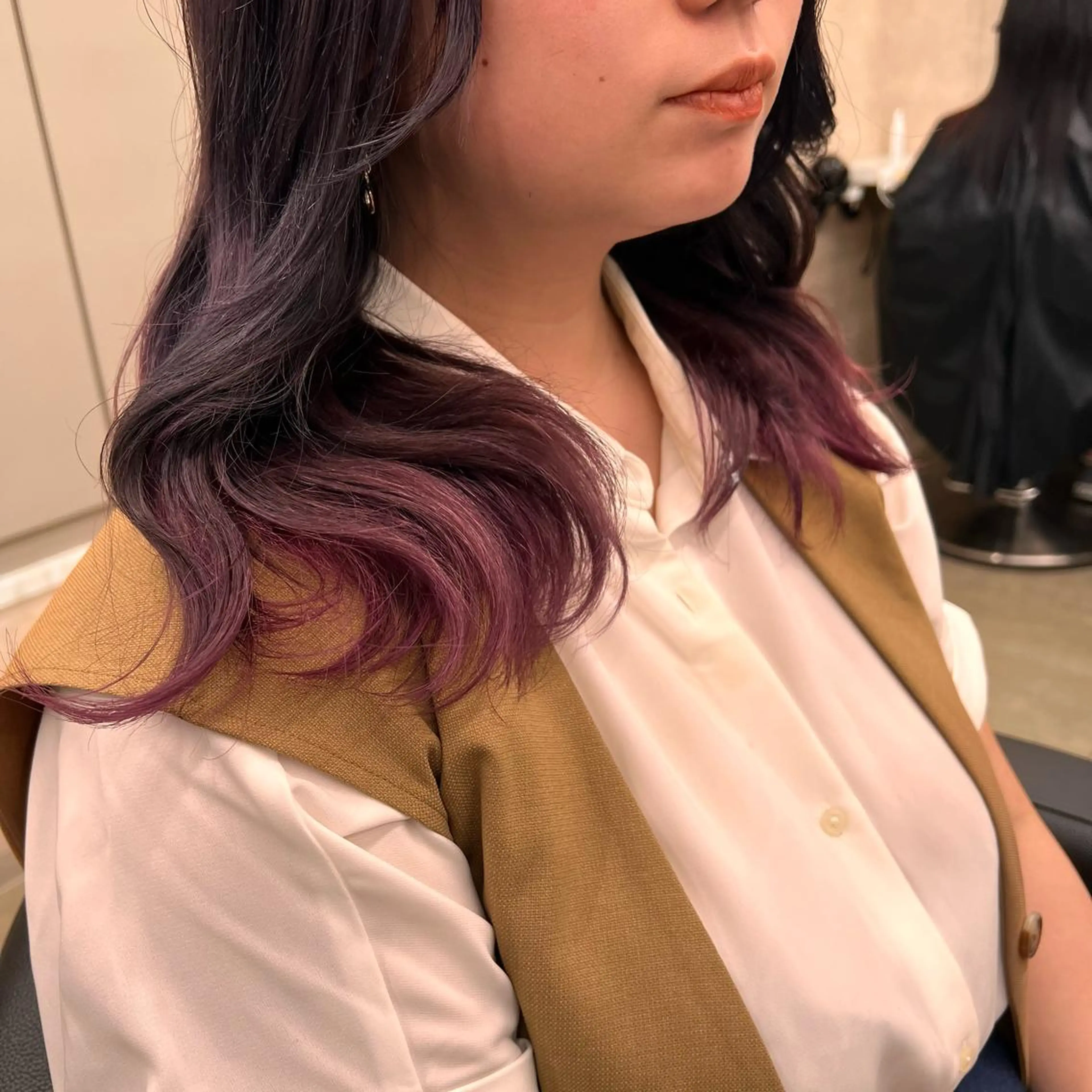 セミロング 💖札幌カラー 指名No.1💖玲奈のヘアスタイル