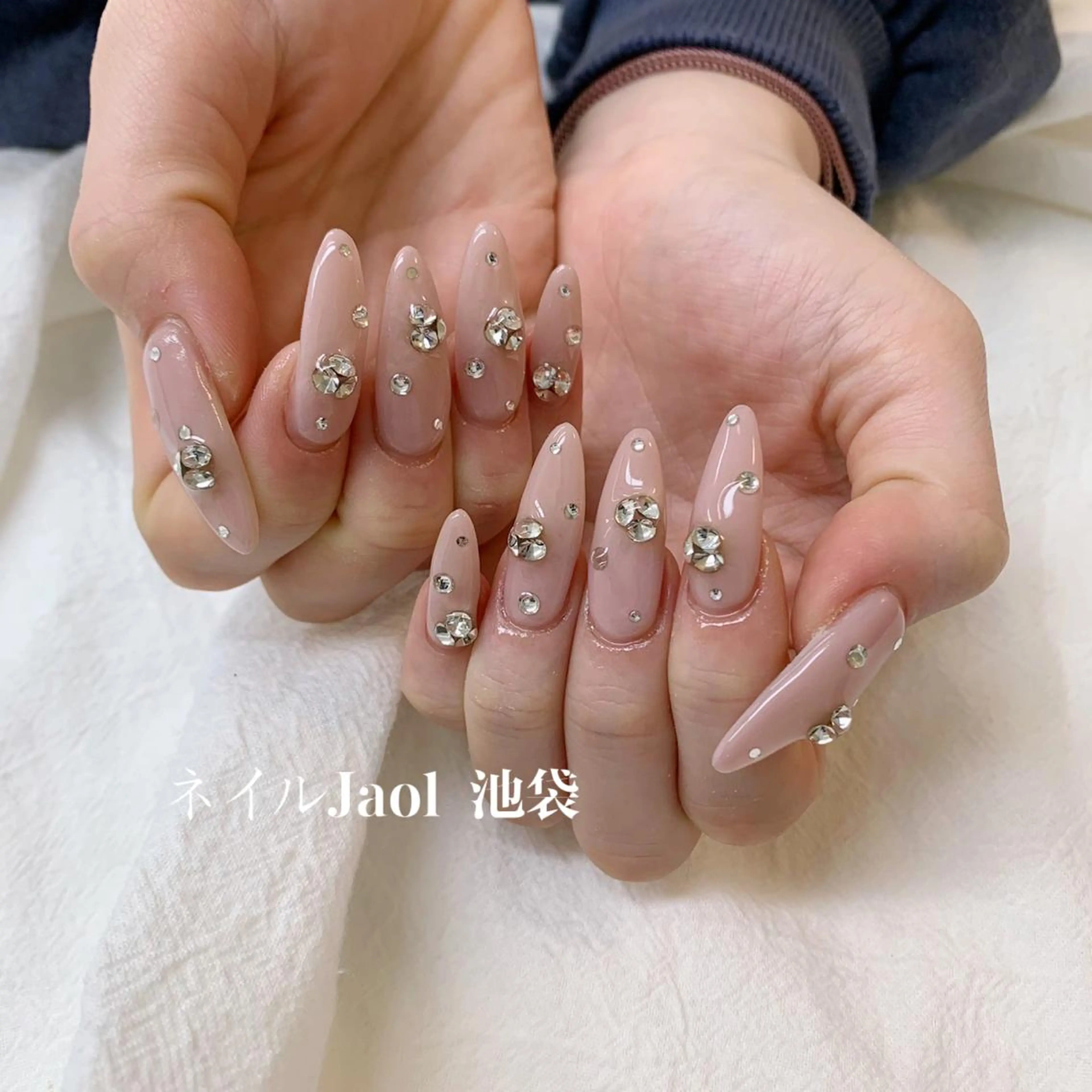 ロング ハンドネイル ネイルJaol 池袋のネイルデザイン