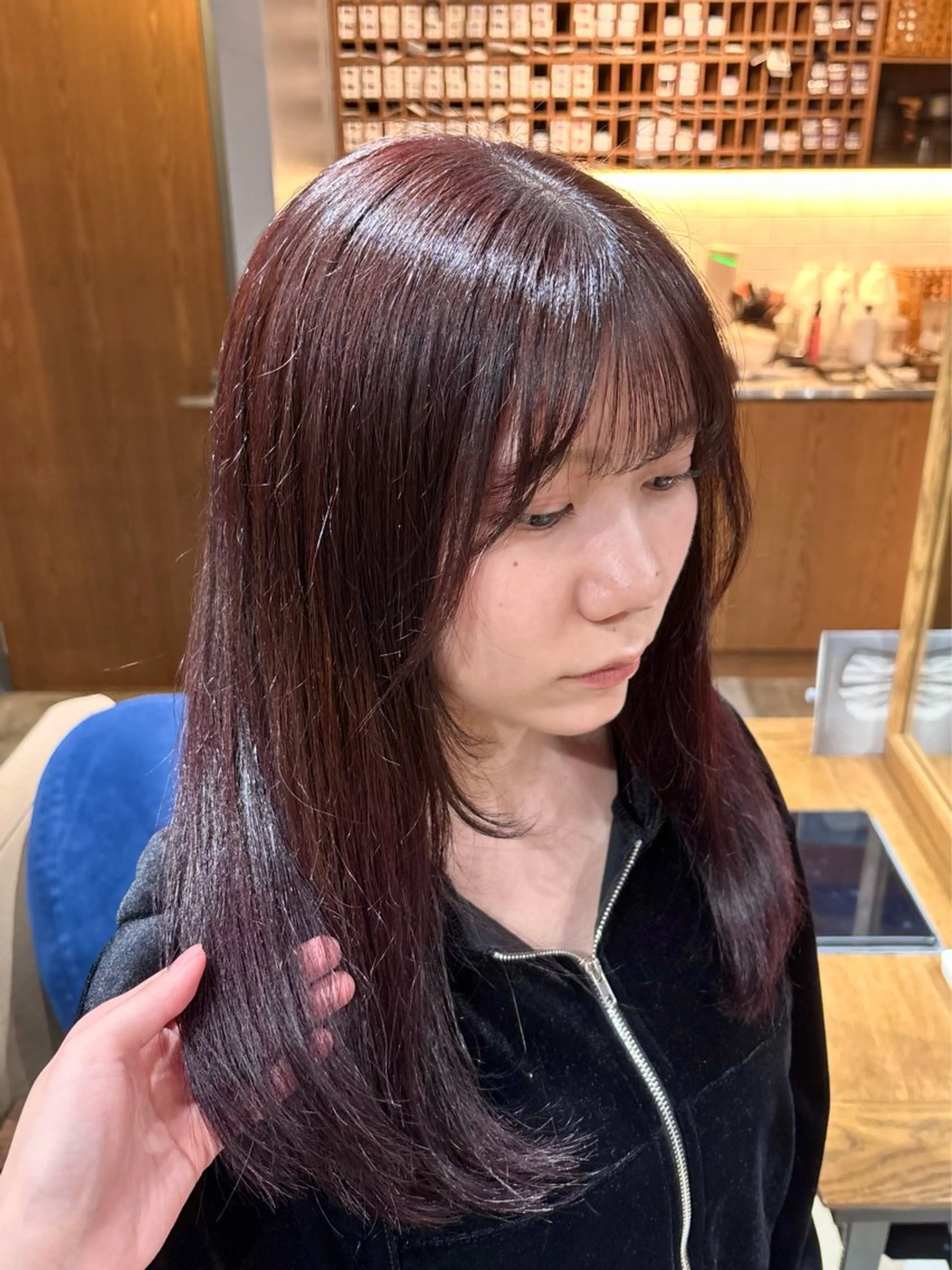 カラー ラベンダーカラー ラベンダーピンク ピンクカラー Hair Ruup みすずのヘアスタイル