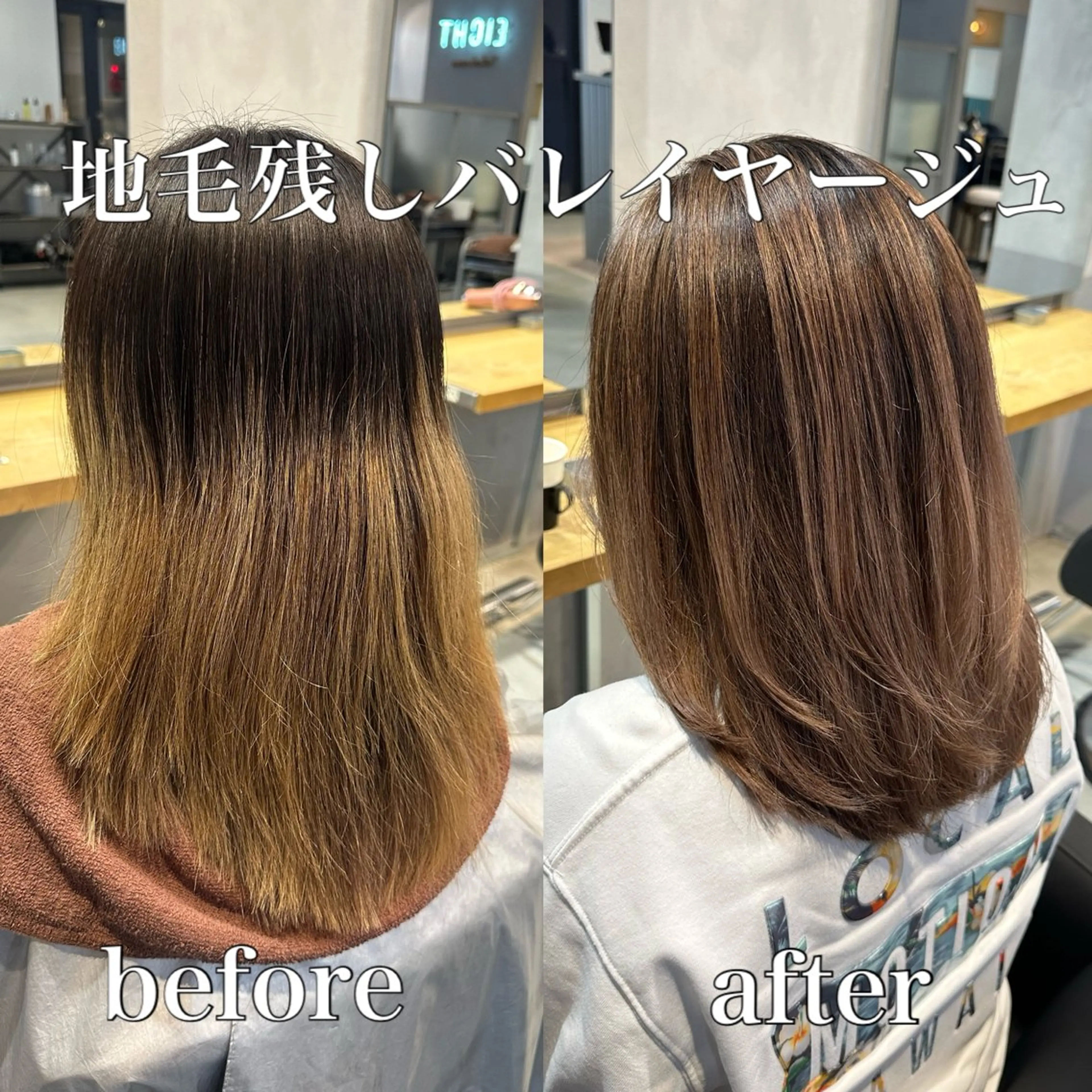 ミディアム カラー ヘアカラー トリートメント 💖ハイライト/ハイ トーン💖MIKIのヘアスタイル