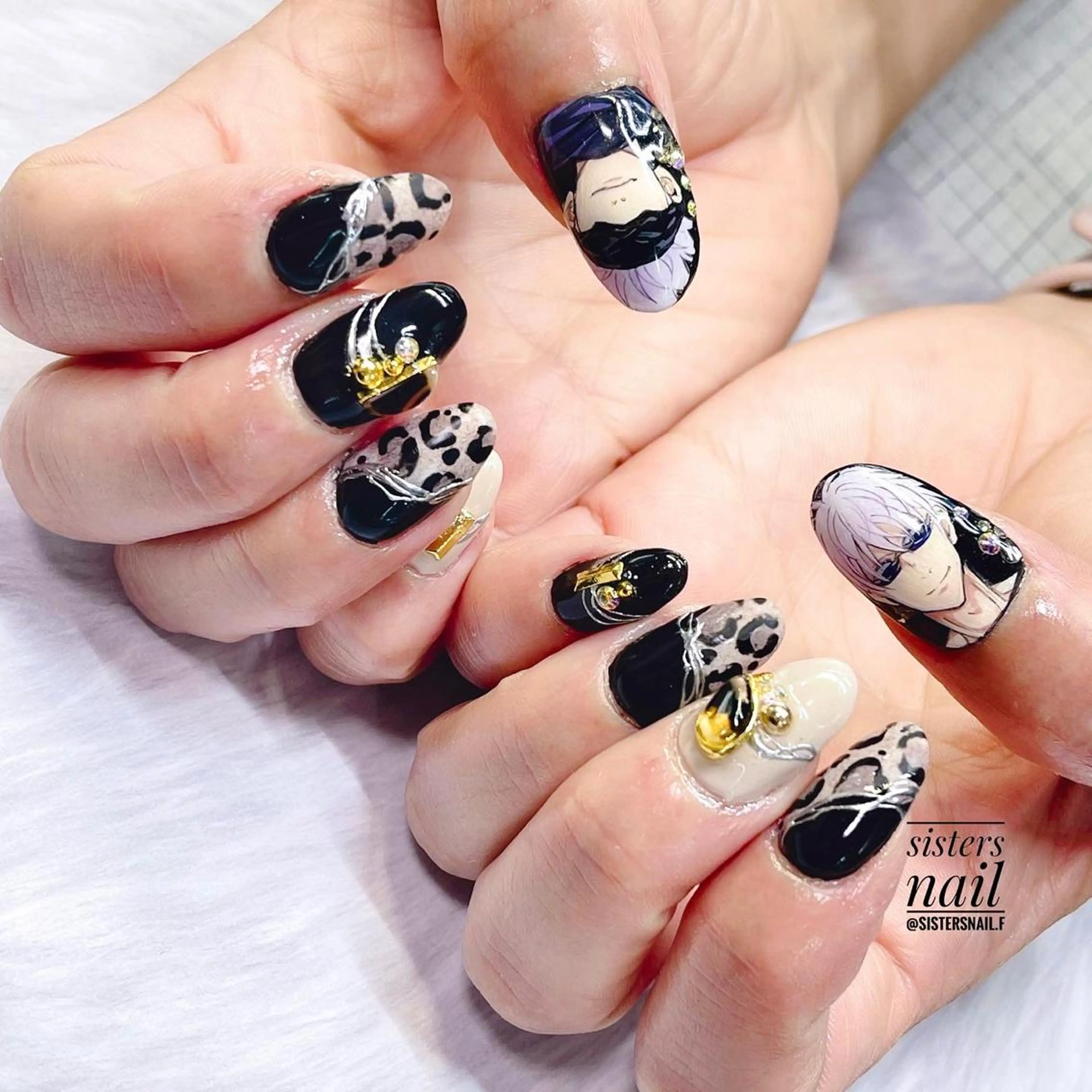 ネイル アニマル柄 アートネイル sisters nail.fのネイルデザイン
