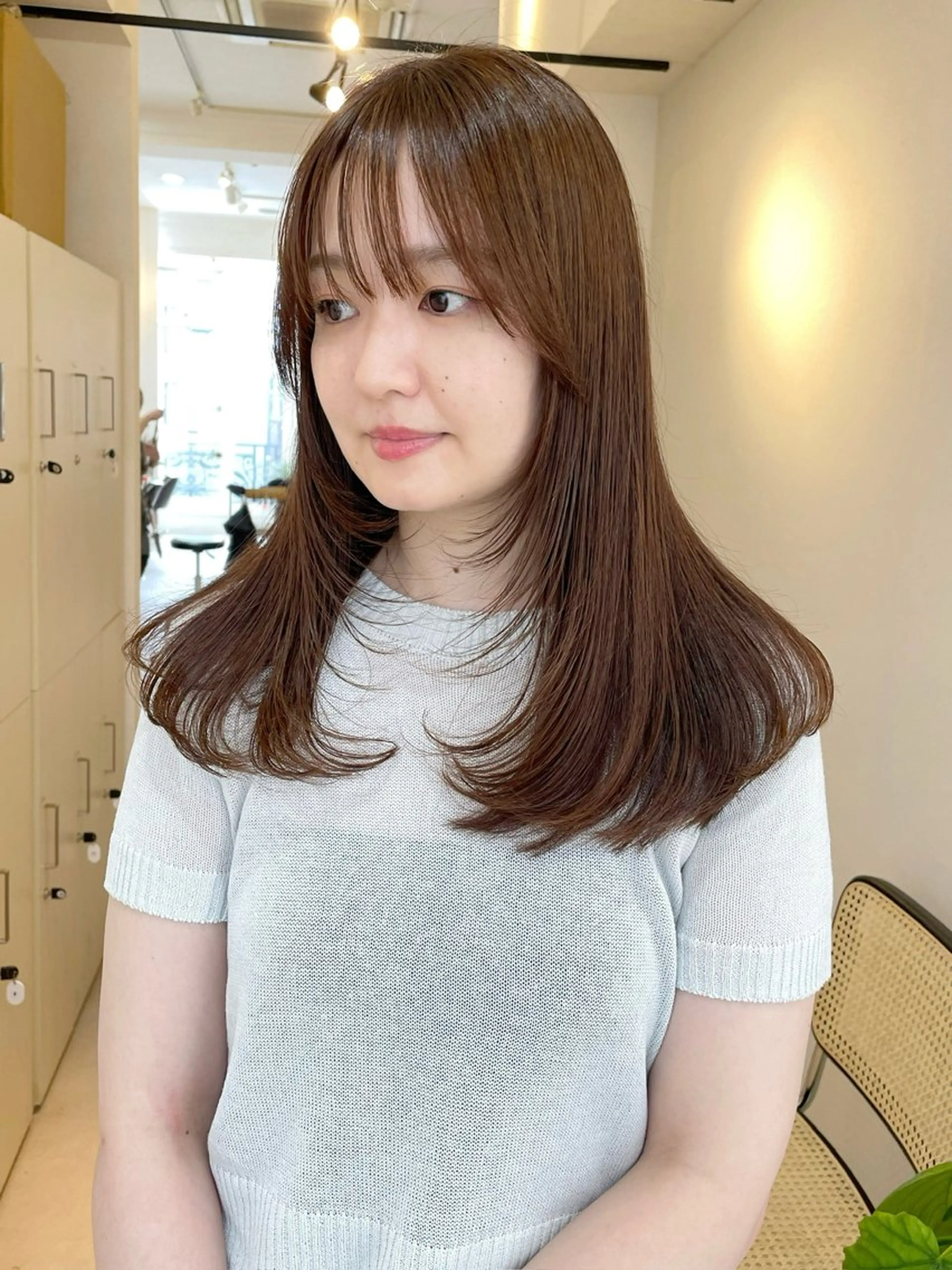 ロング カット ヘアカラー KAZU keshiki大名のヘアスタイル