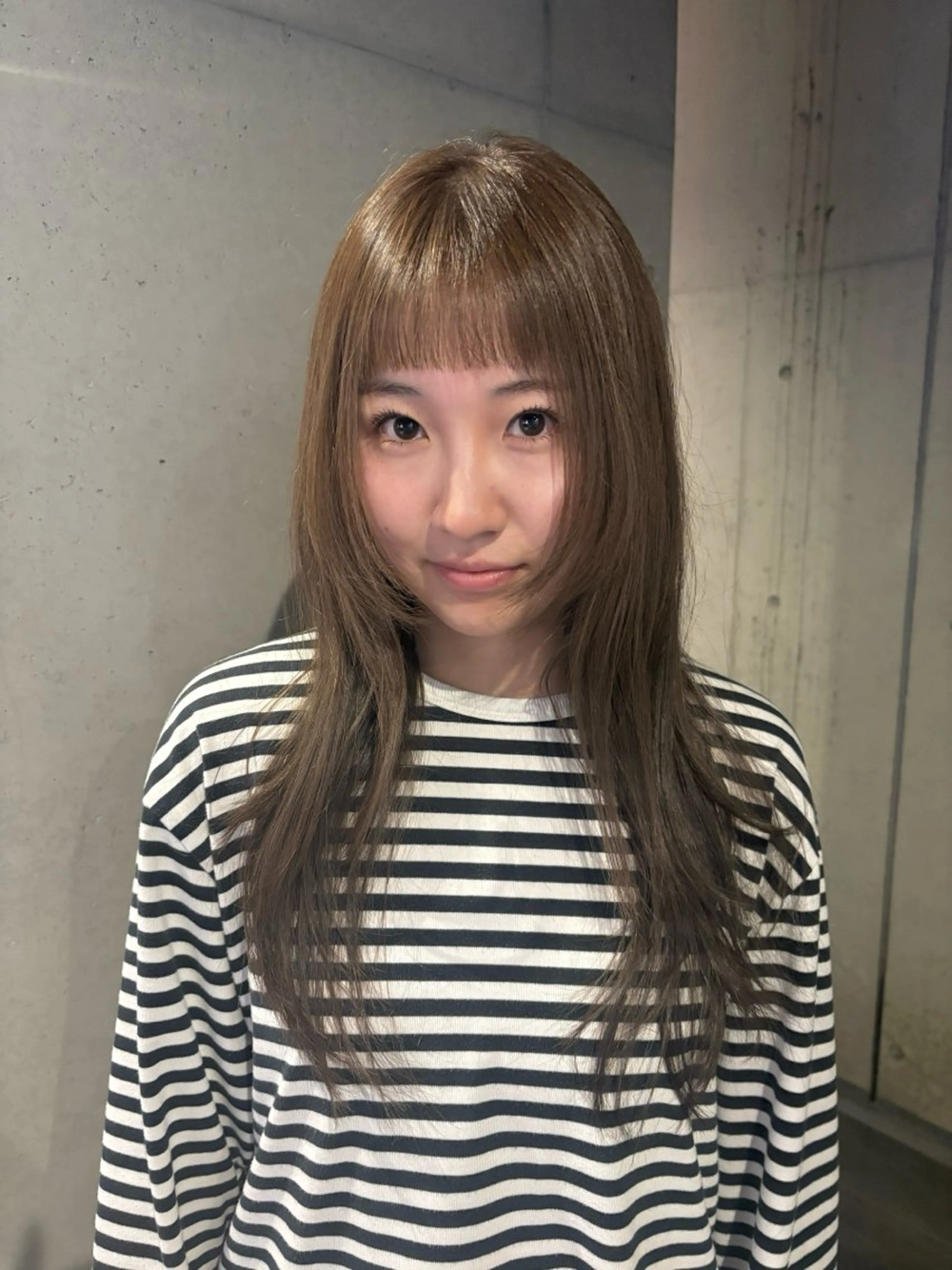 カラー カット ヘアカラー トリートメント 韓国ヘア/透明感 レイヤー/RIN🎀のヘアスタイル