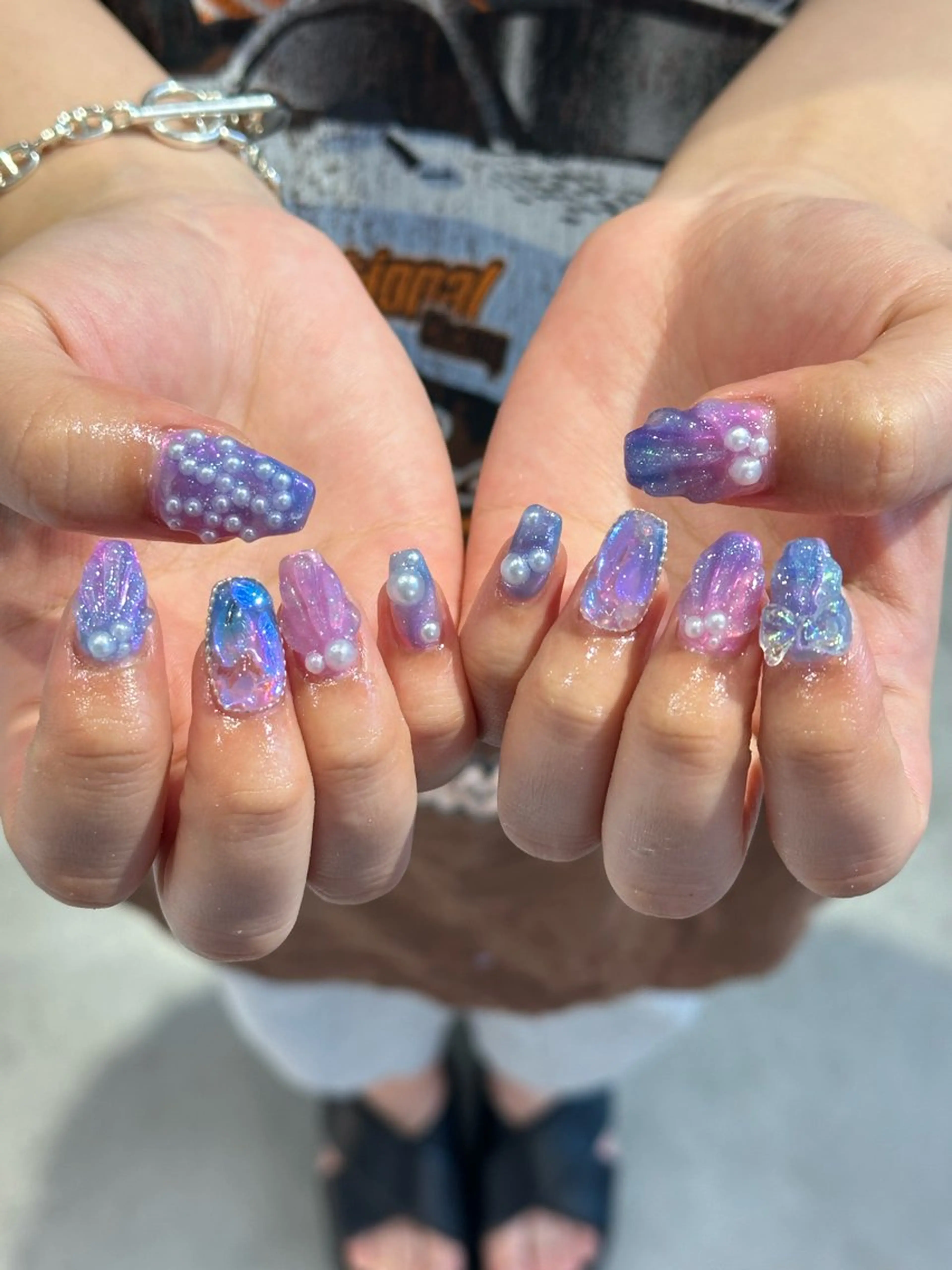 ネイル ハイトーン特化 pepe🎀のヘアスタイル