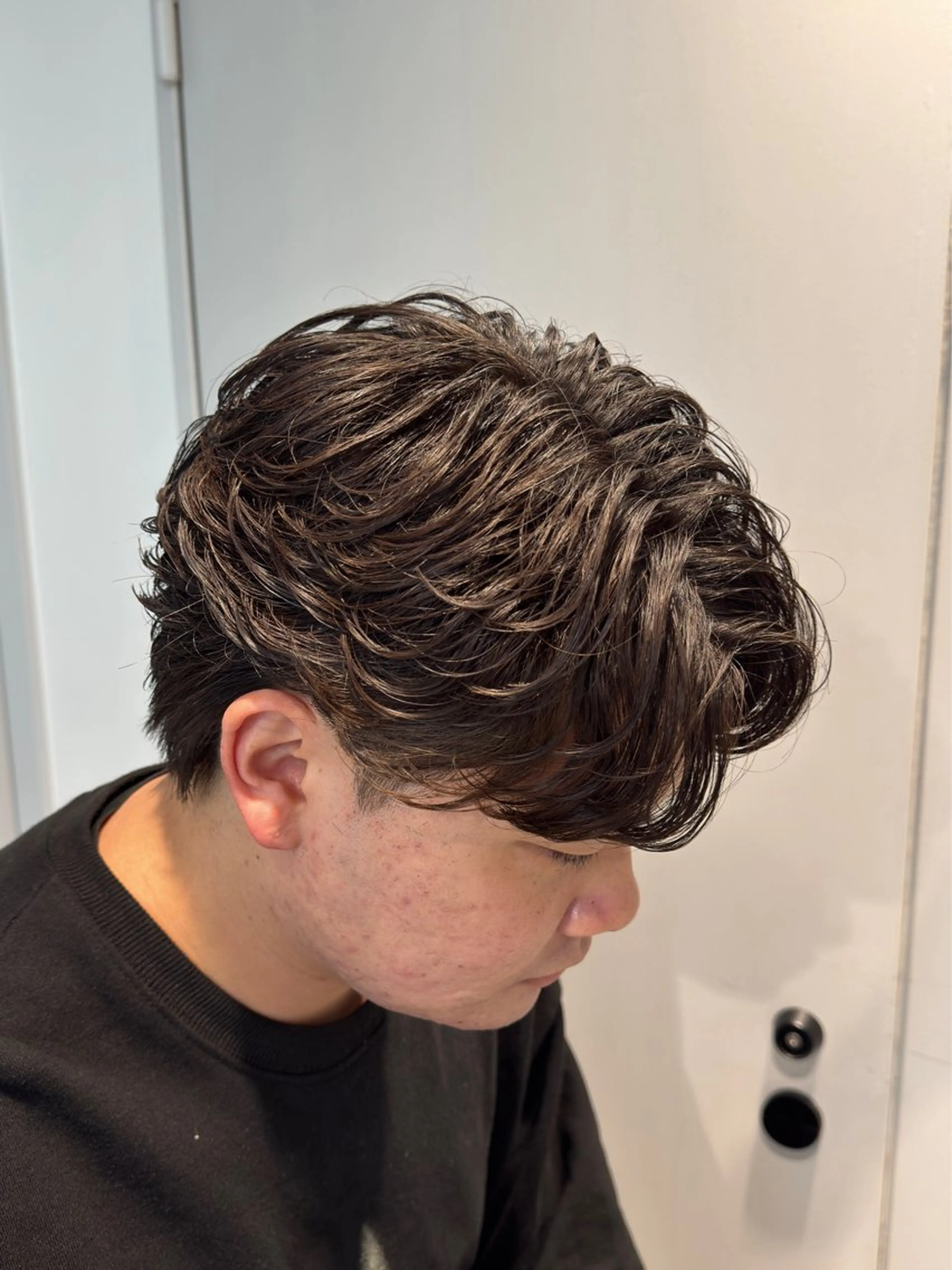 パーマ メンズ カット パーマ ☀️メンズパーマ☀️ /栄/濵﨑新成のヘアスタイル