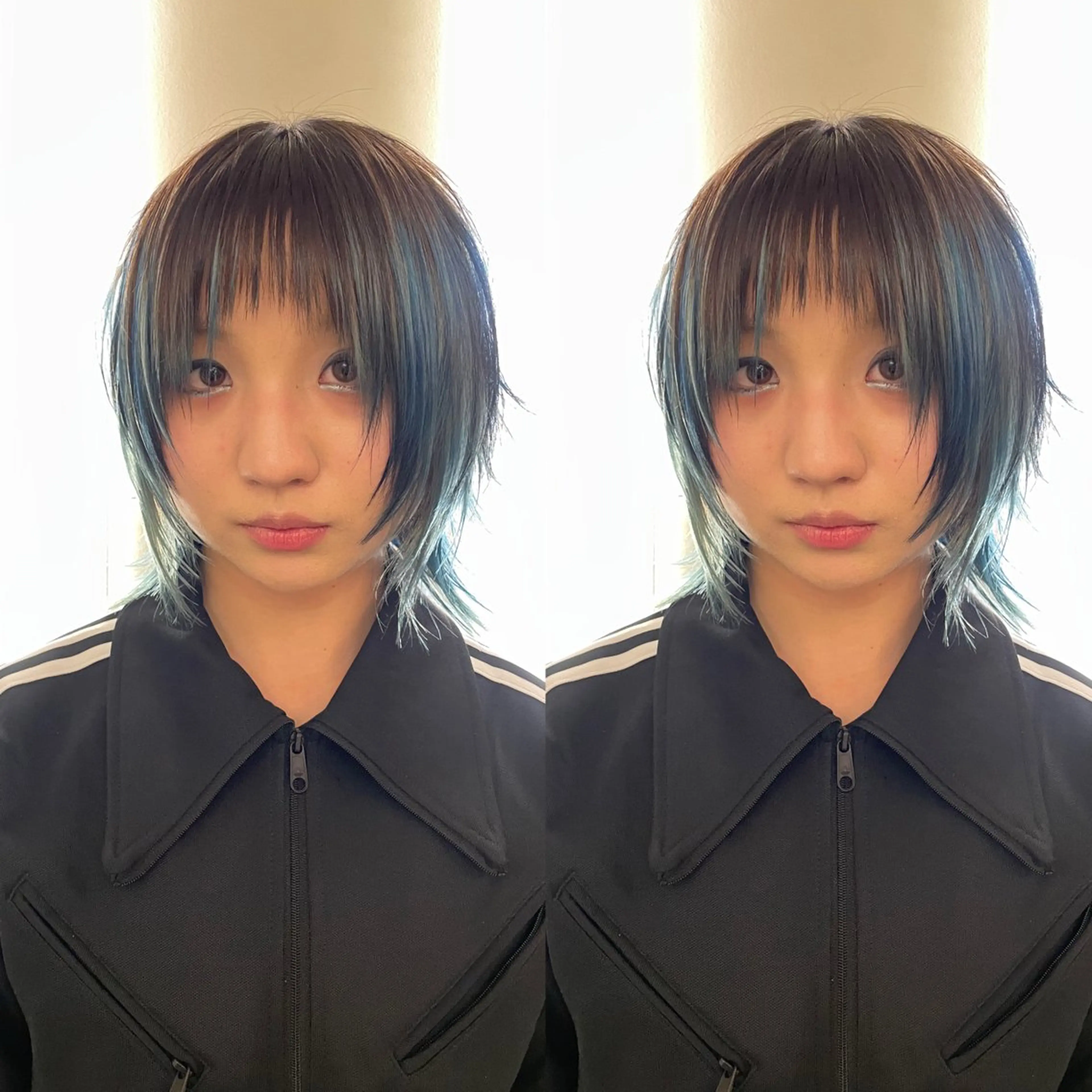 ショート ショートレイヤー デザインカット 顔まわりレイヤー レイヤーカット ショートヘア デザインカラー★★★ Haco+shihoのヘアスタイル