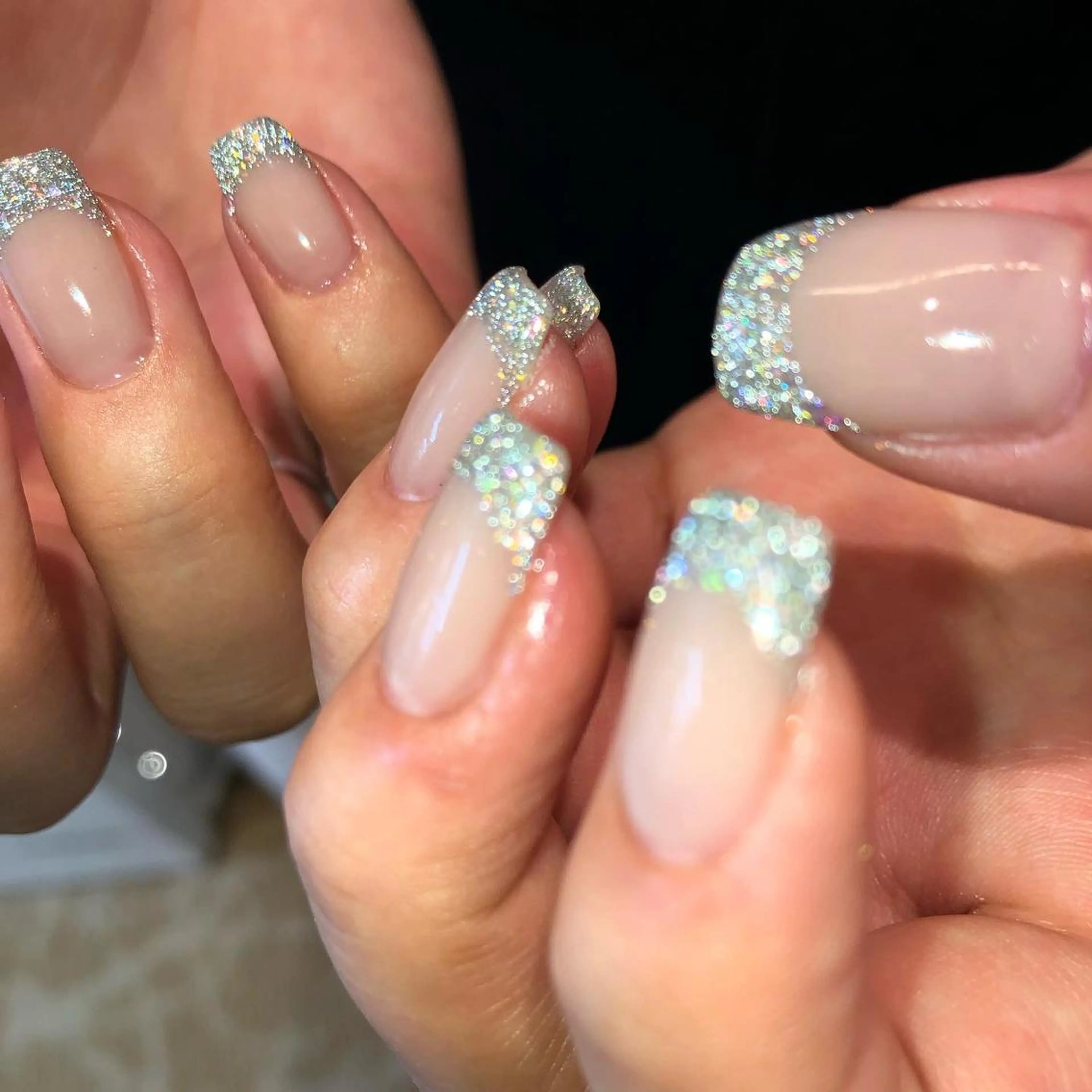 ネイル フラッシュネイル フレンチネイル ハンドネイル BellFlower Rioのネイルデザイン