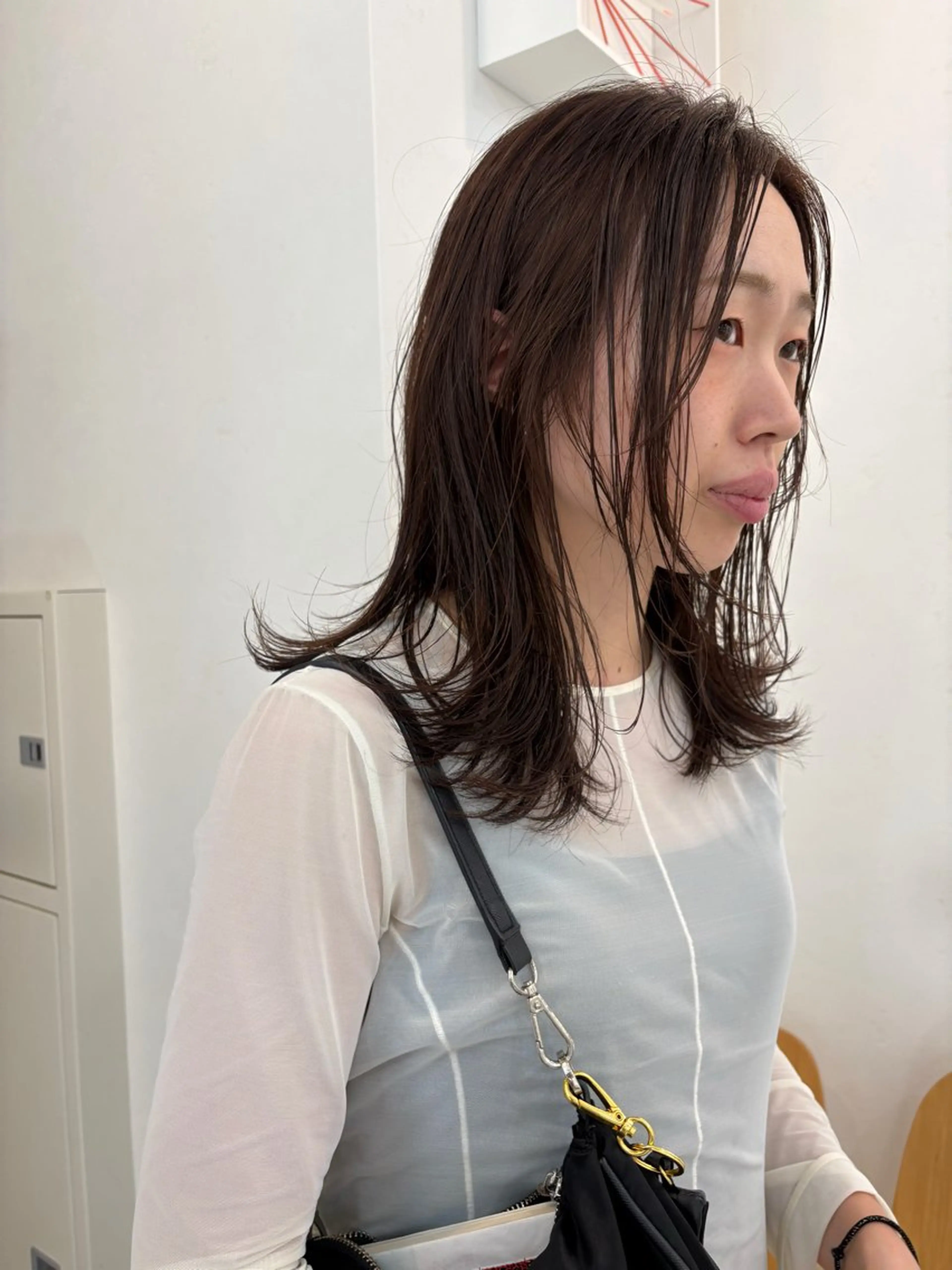 ミディアム カラー カット ヘアカラー eri kinjoのヘアスタイル