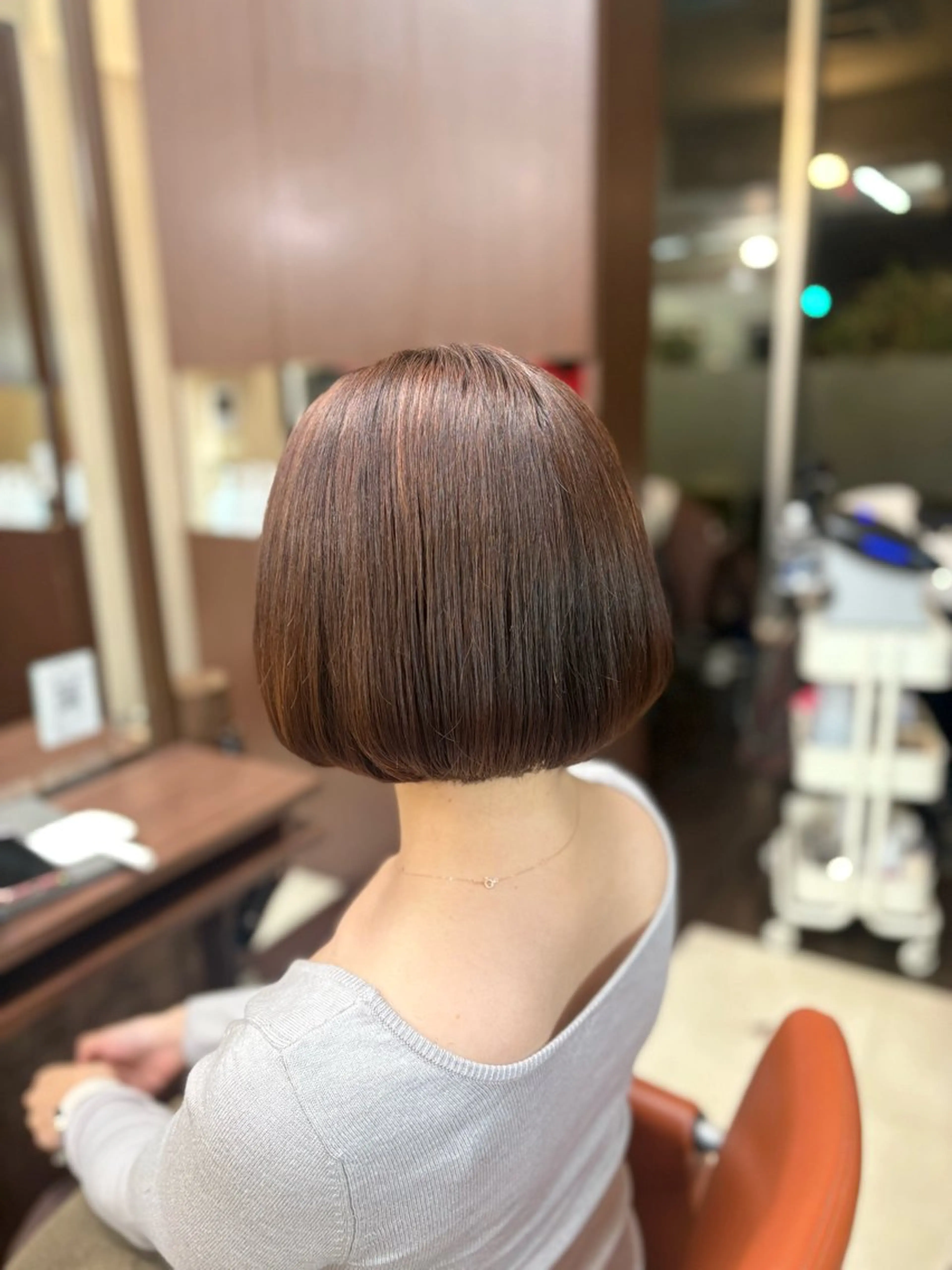 ショート カラー ブラウンカラー ピンクカラー ピンクブラウン カット ヘアカラー 垢抜け×韓国風/ ハイトーン/朝倉友香のヘアスタイル