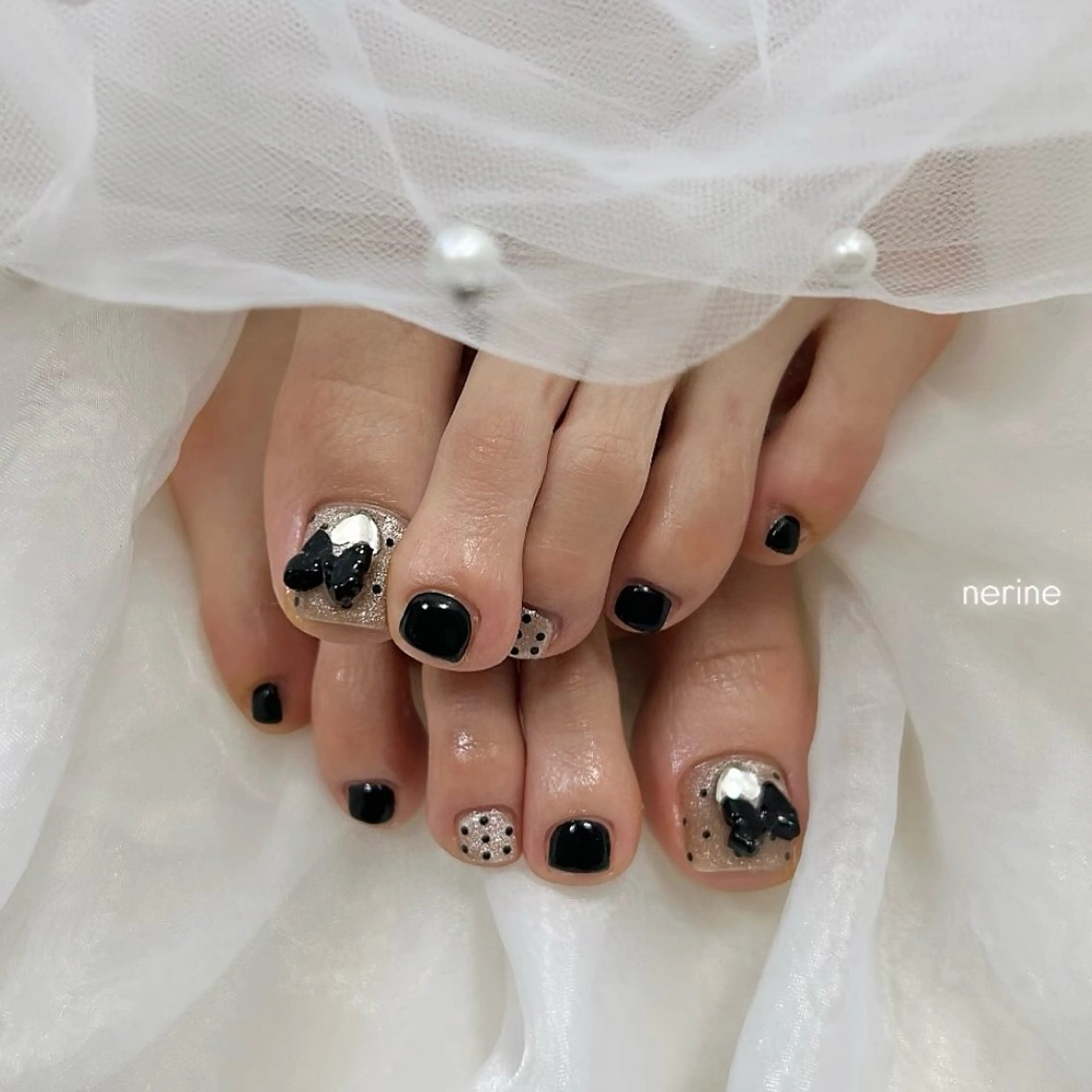 ネイル フットネイル nail salon nerineのネイルデザイン