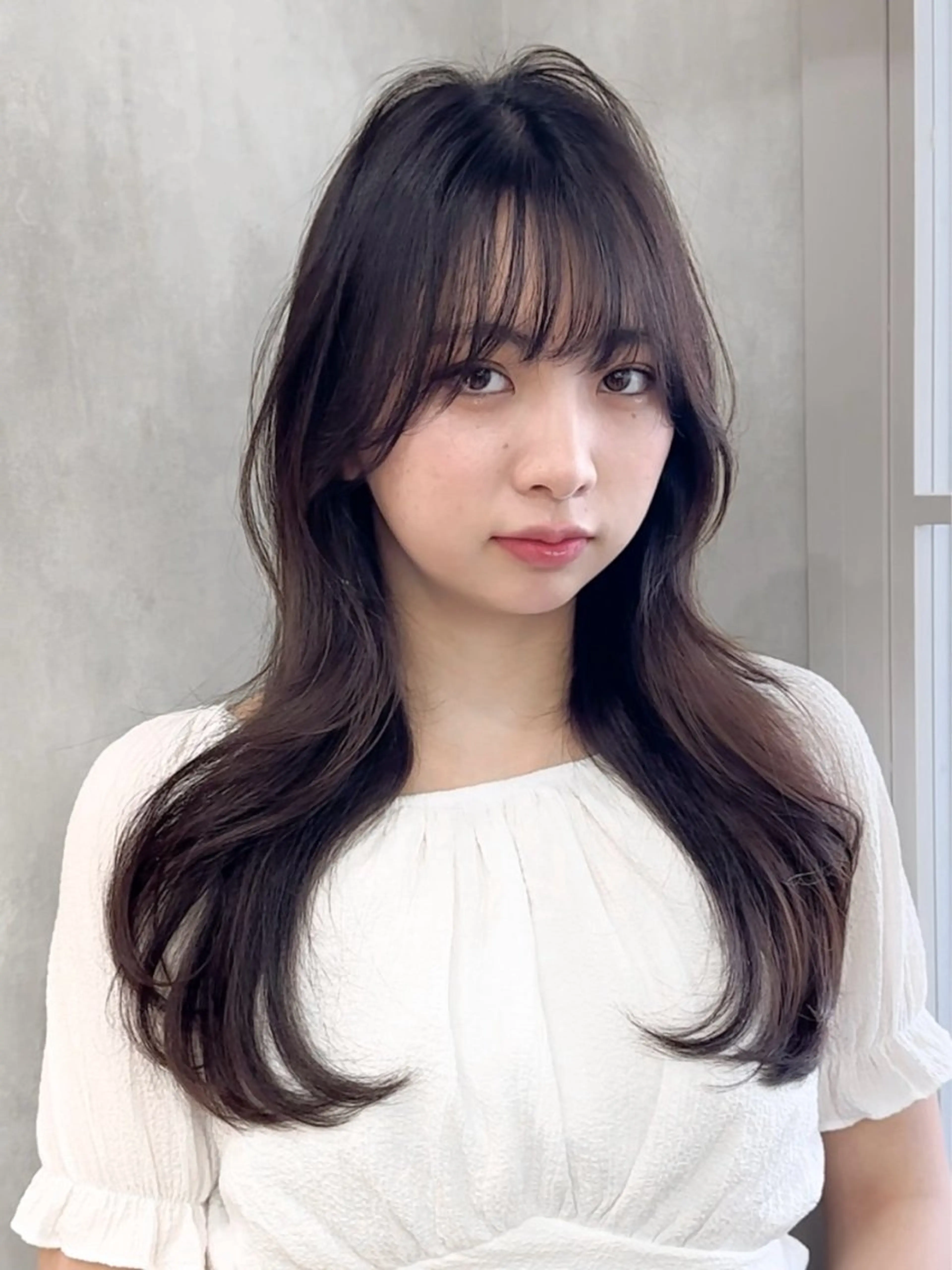 ロング 縮毛矯正/韓国ヘア /レイヤー🎀ミズキのヘアスタイル