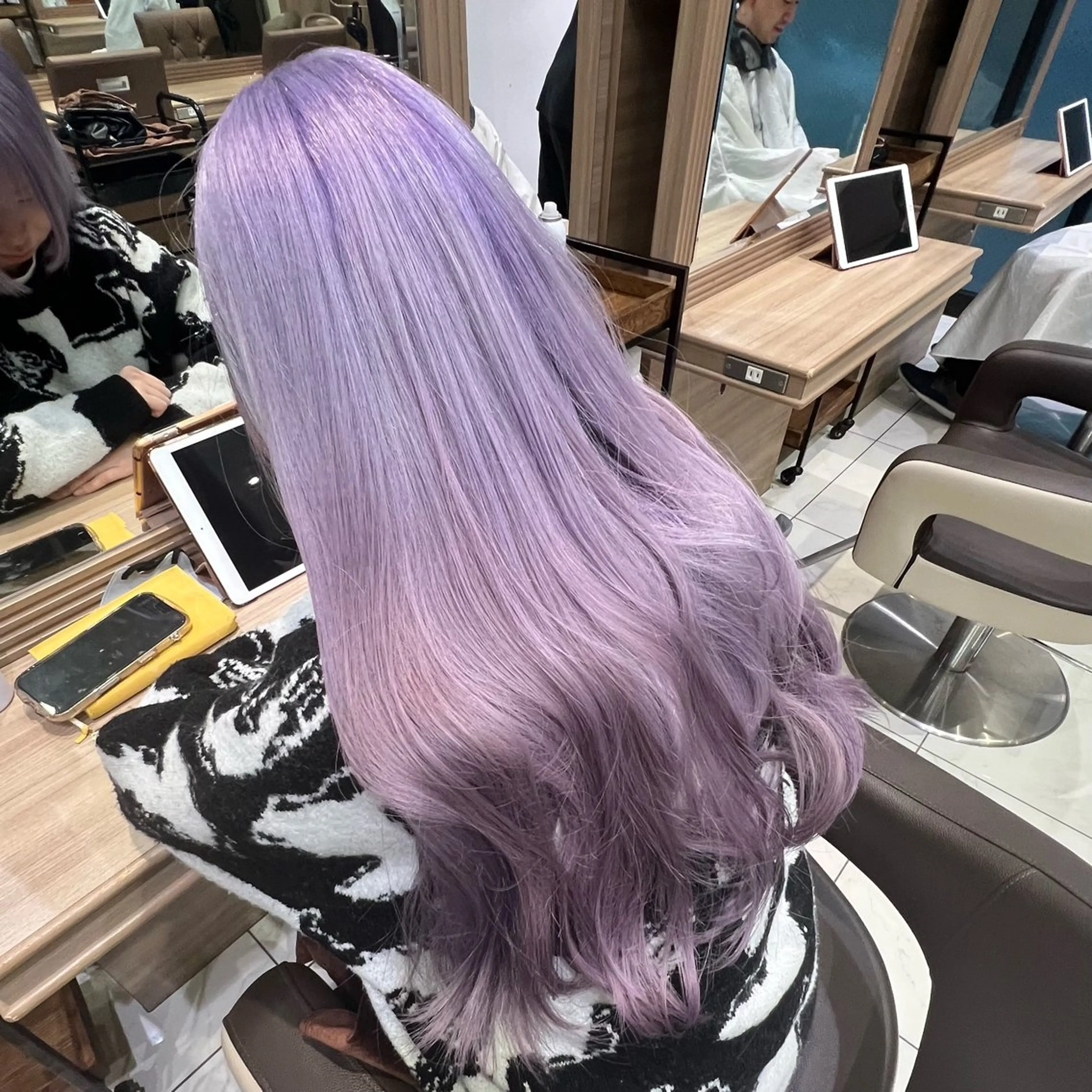 ロング カラー ヘアカラー トリートメント ブリーチ/デザイン 💎ryuyaのヘアスタイル