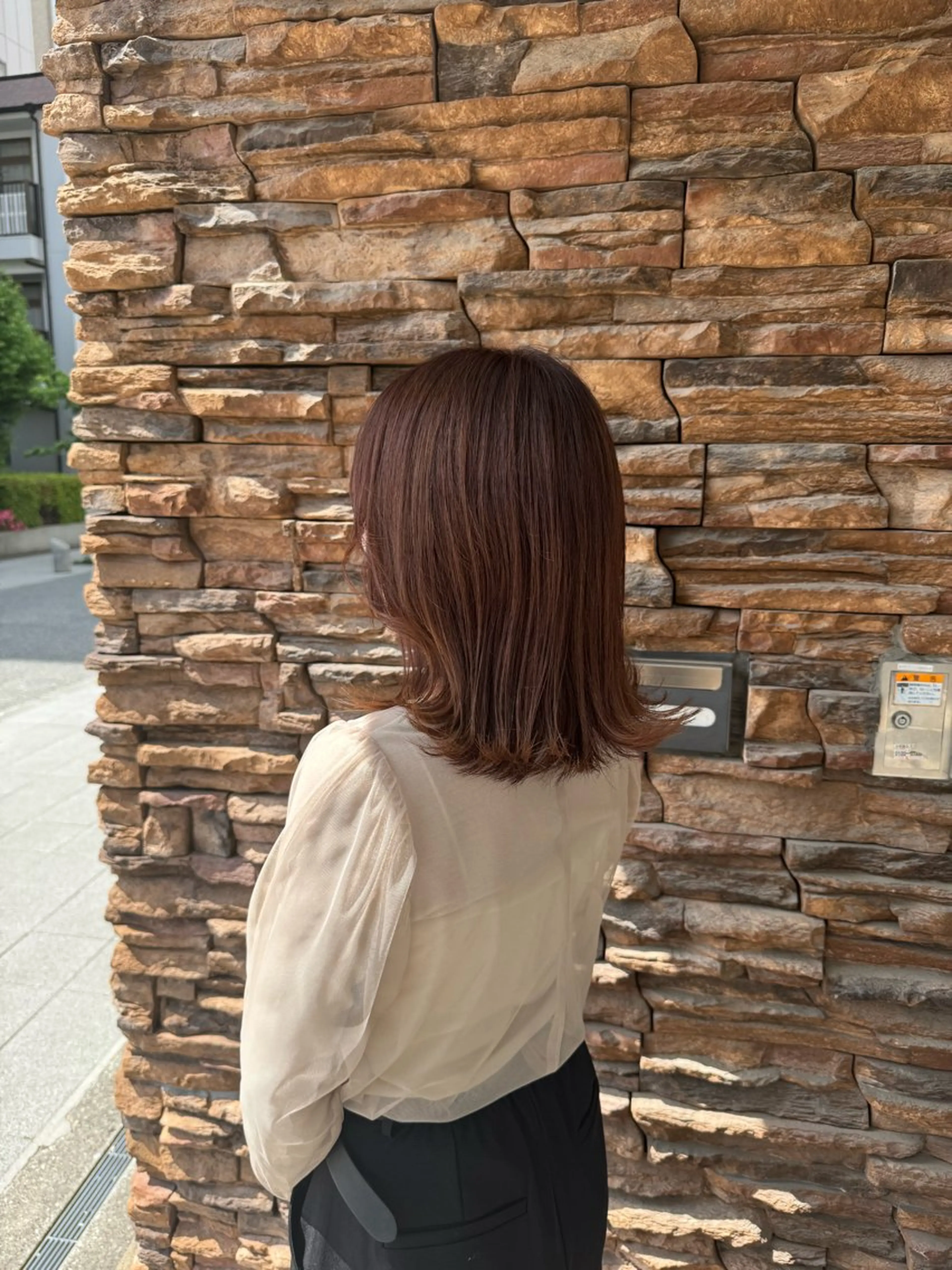 ミディアム カラー 美髪✨艶髪✨髪質改善 カラー特化❣大石優奈のヘアスタイル