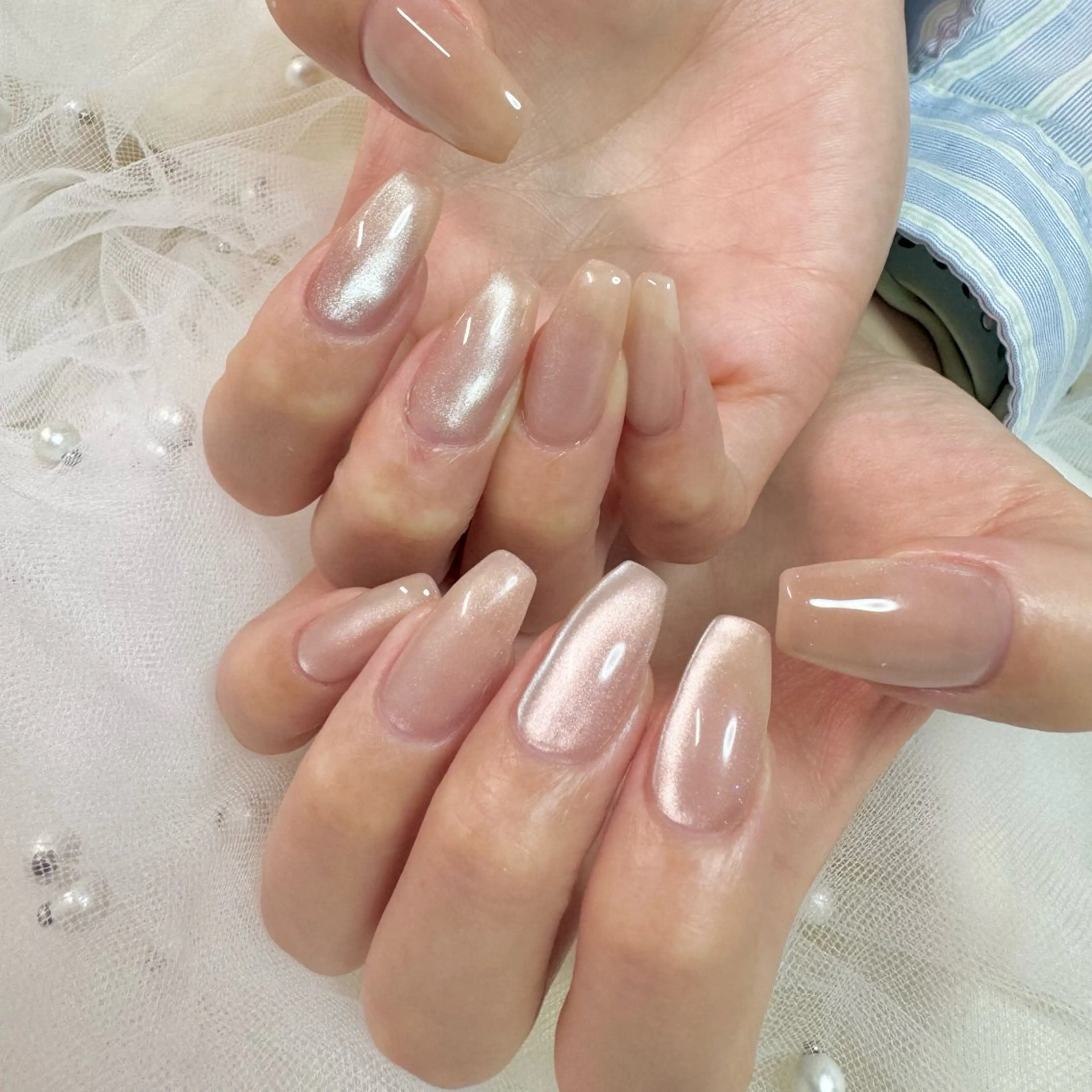 ネイル マグネットネイル ハンドネイル nail salon e'mu💐のネイルデザイン