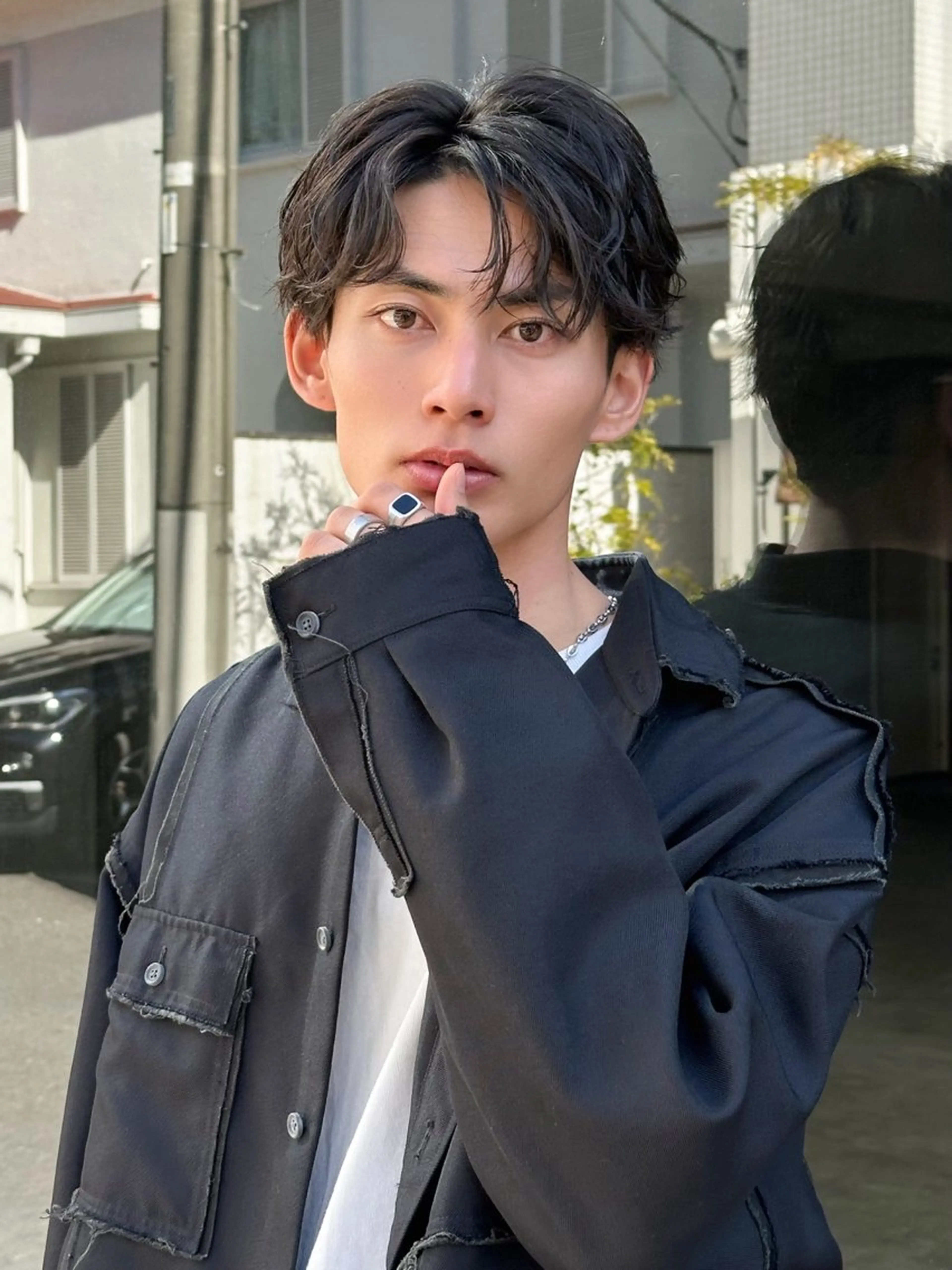 ショート パーマ スパイラルパーマ メンズ特化/パーマ 職人/ひかるのヘアスタイル