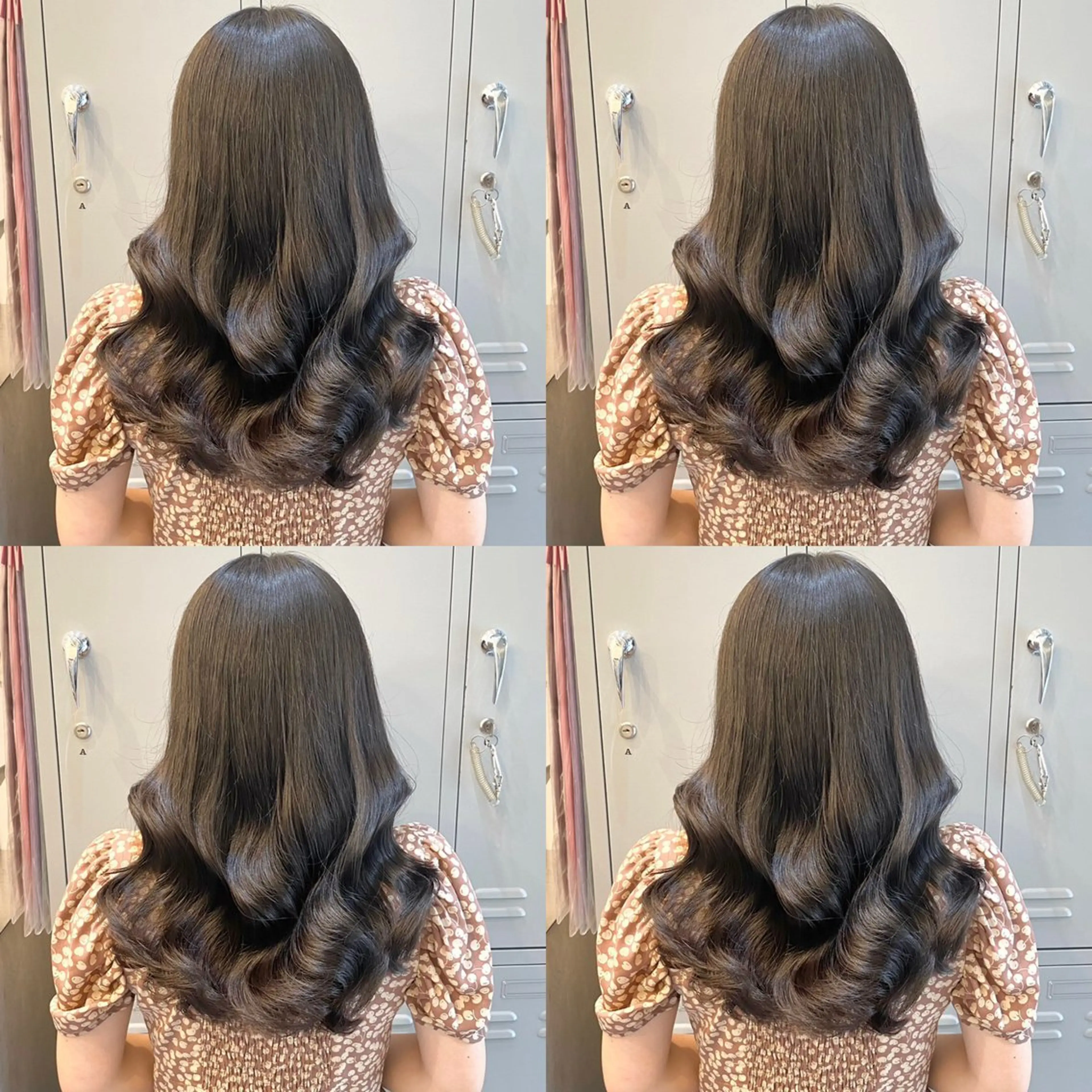 ロング カラー 髪質改善× 白髪ぼかし溝江のヘアスタイル