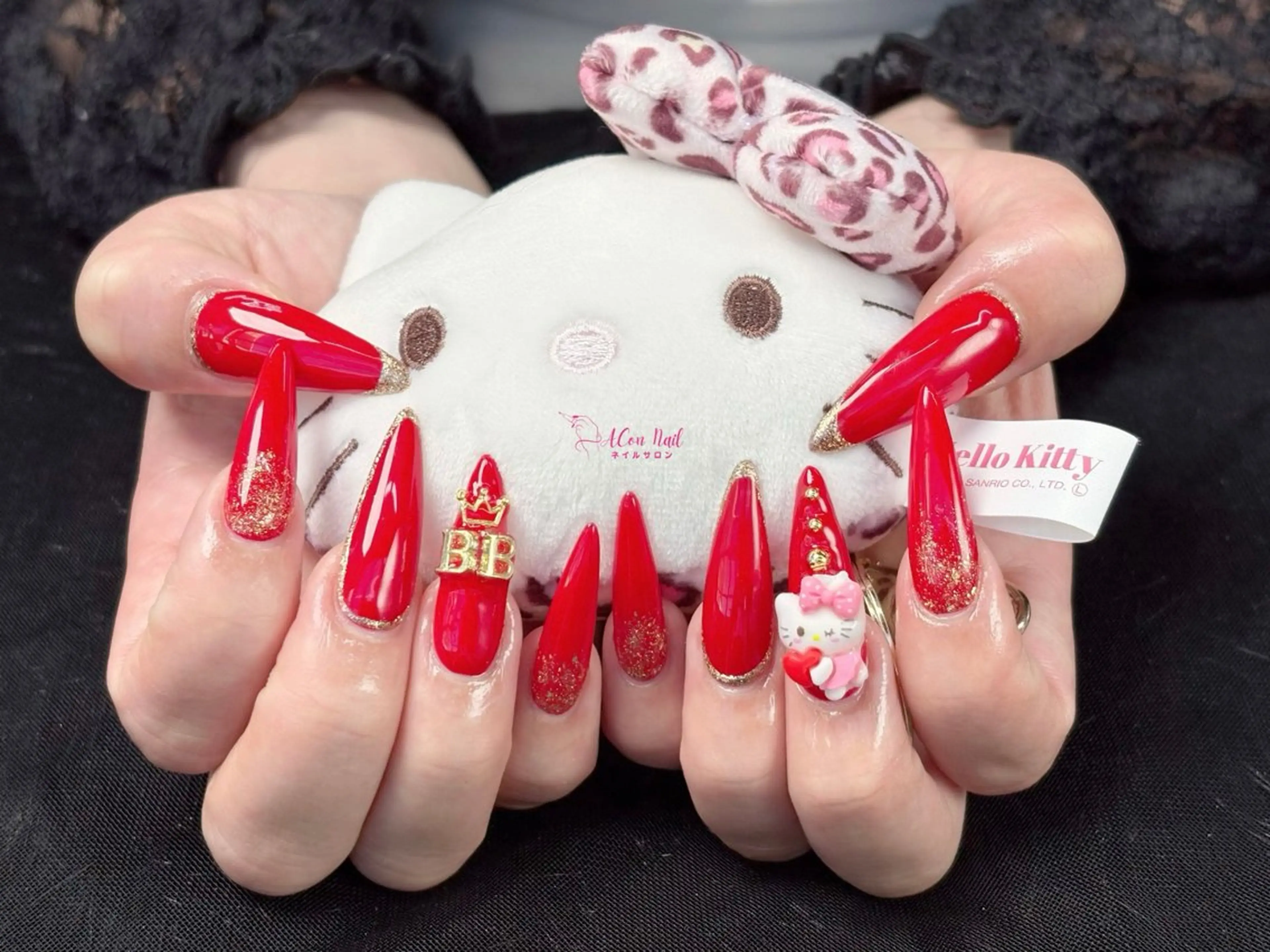 ネイル 桜ネイル 長さ出し フラワーネイル フレンチネイル ジェルネイル ハンドネイル ACon NailSalonのネイルデザイン