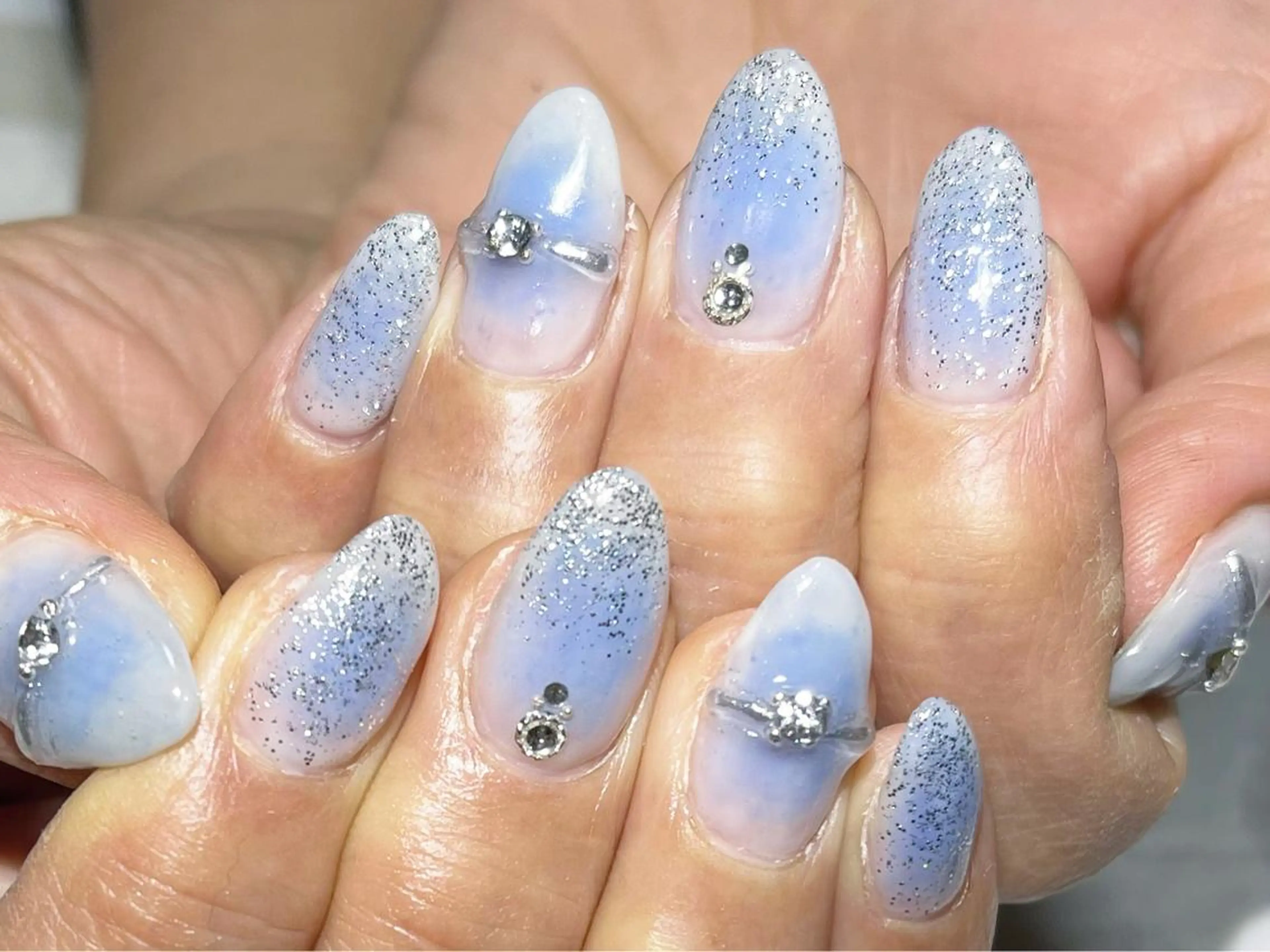 ネイル チークネイル フットネイル ニュアンスネイル シンプルネイル 春ネイル ネイル フフラ所属・nail fufla ♡yamane♡のネイルデザイン
