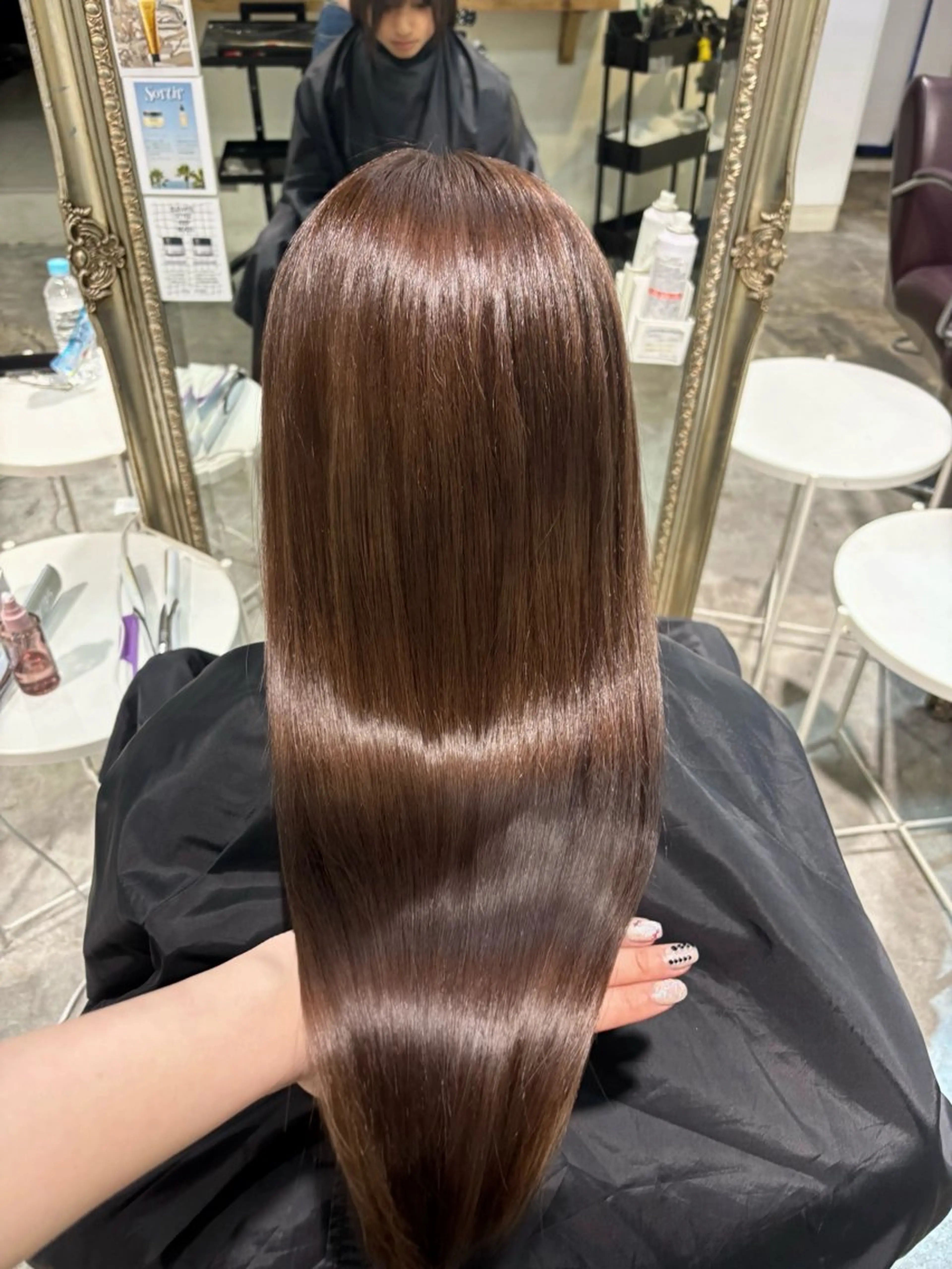 ロング カラー 艶ｶﾗｰ･:*個性派 ﾈｲﾙ🦋mire-のネイルデザイン