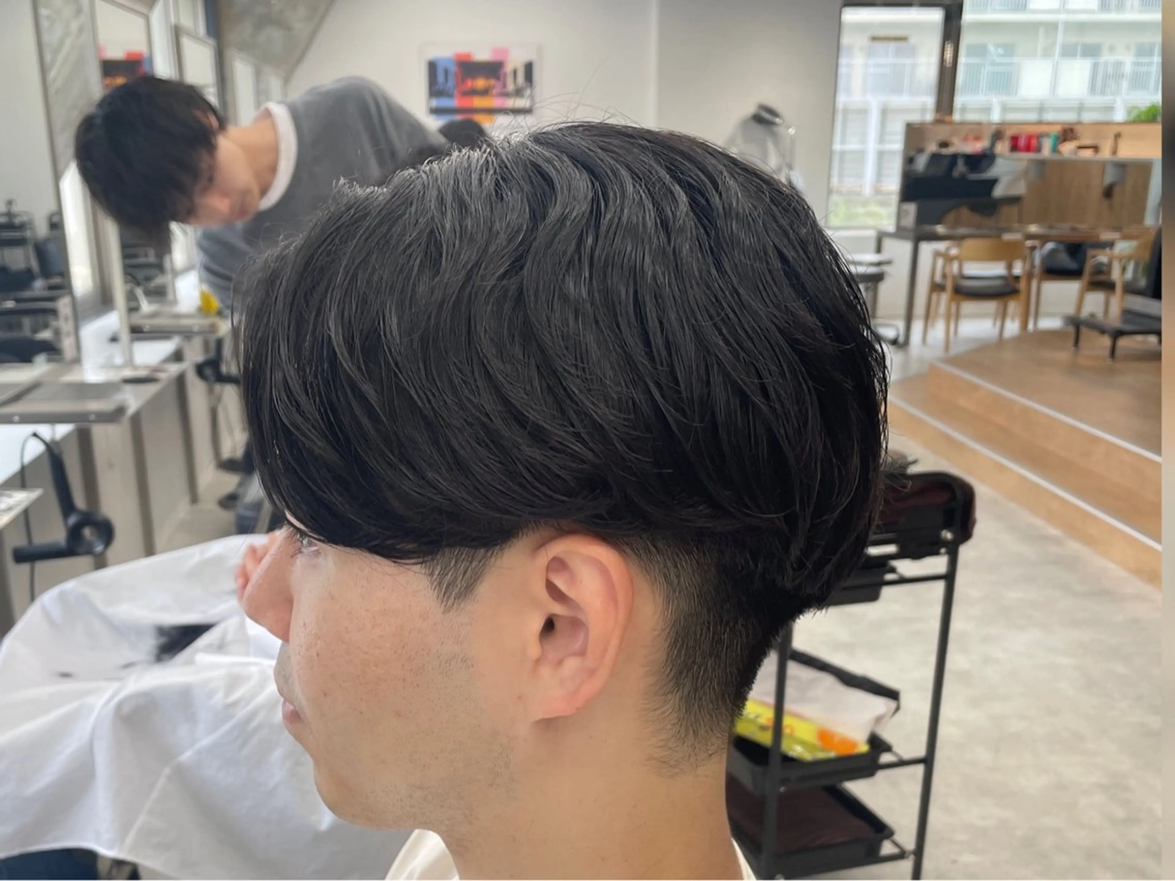 ショート パーマ メンズ カット パーマ メンズパーマ/新潟/ 万代／田崎亮🌟のヘアスタイル