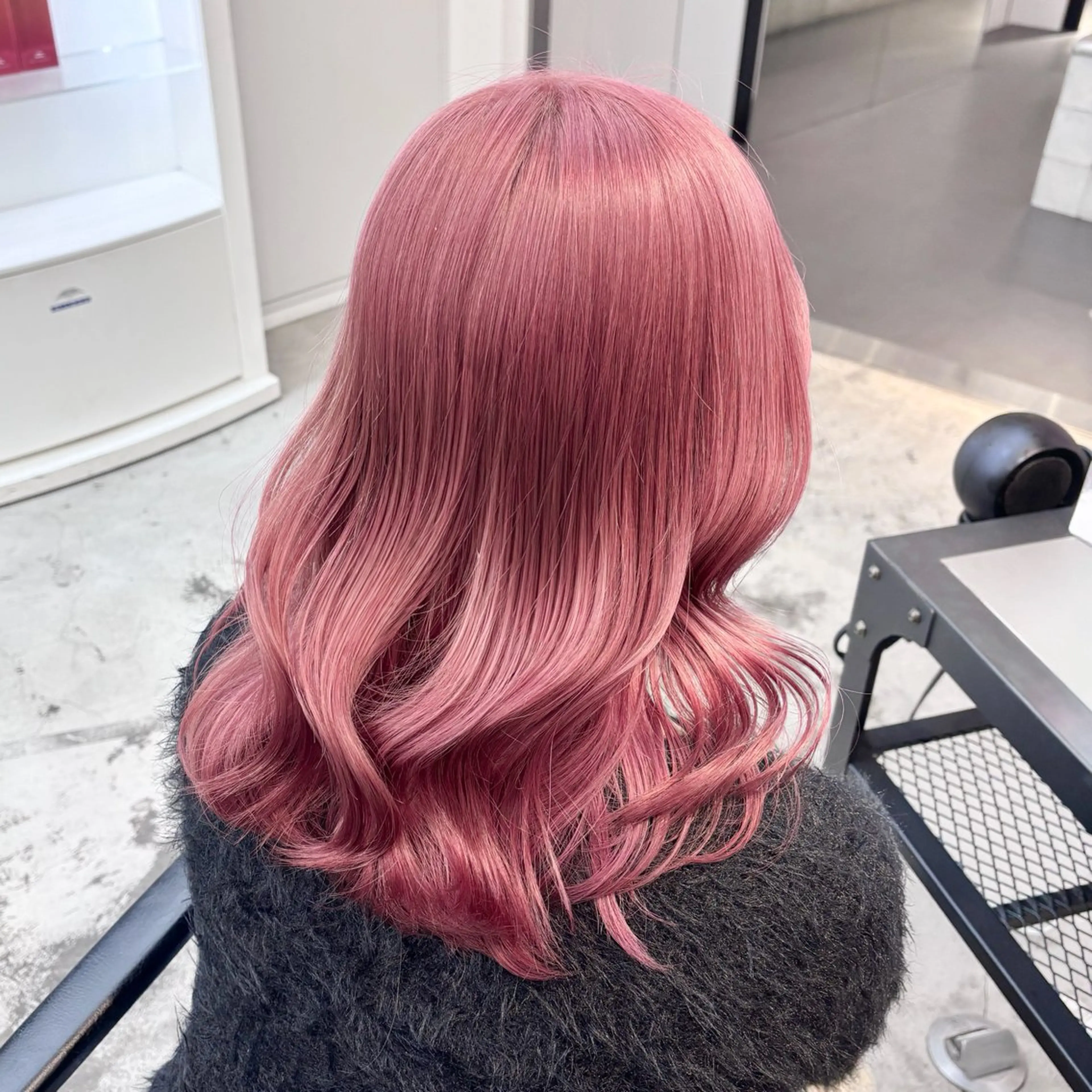 ミディアム カラー ヘアアレンジ ヘアカラー トリートメント ヘアセット 🎀モテ暖色× エクステ🎀あかりのヘアスタイル