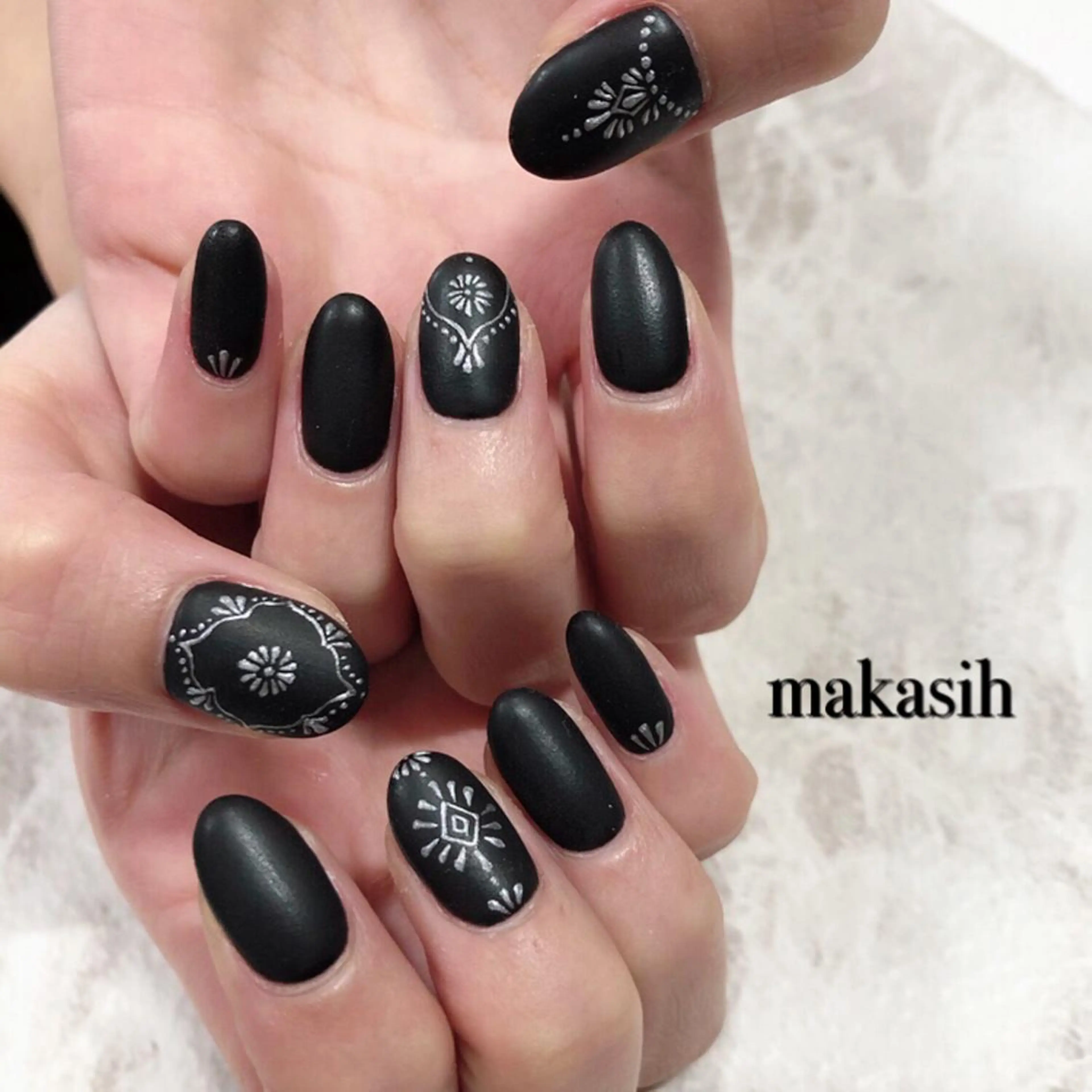 ネイル アートネイル マットネイル 濱田 美菜子のエステ・リラクイメージ