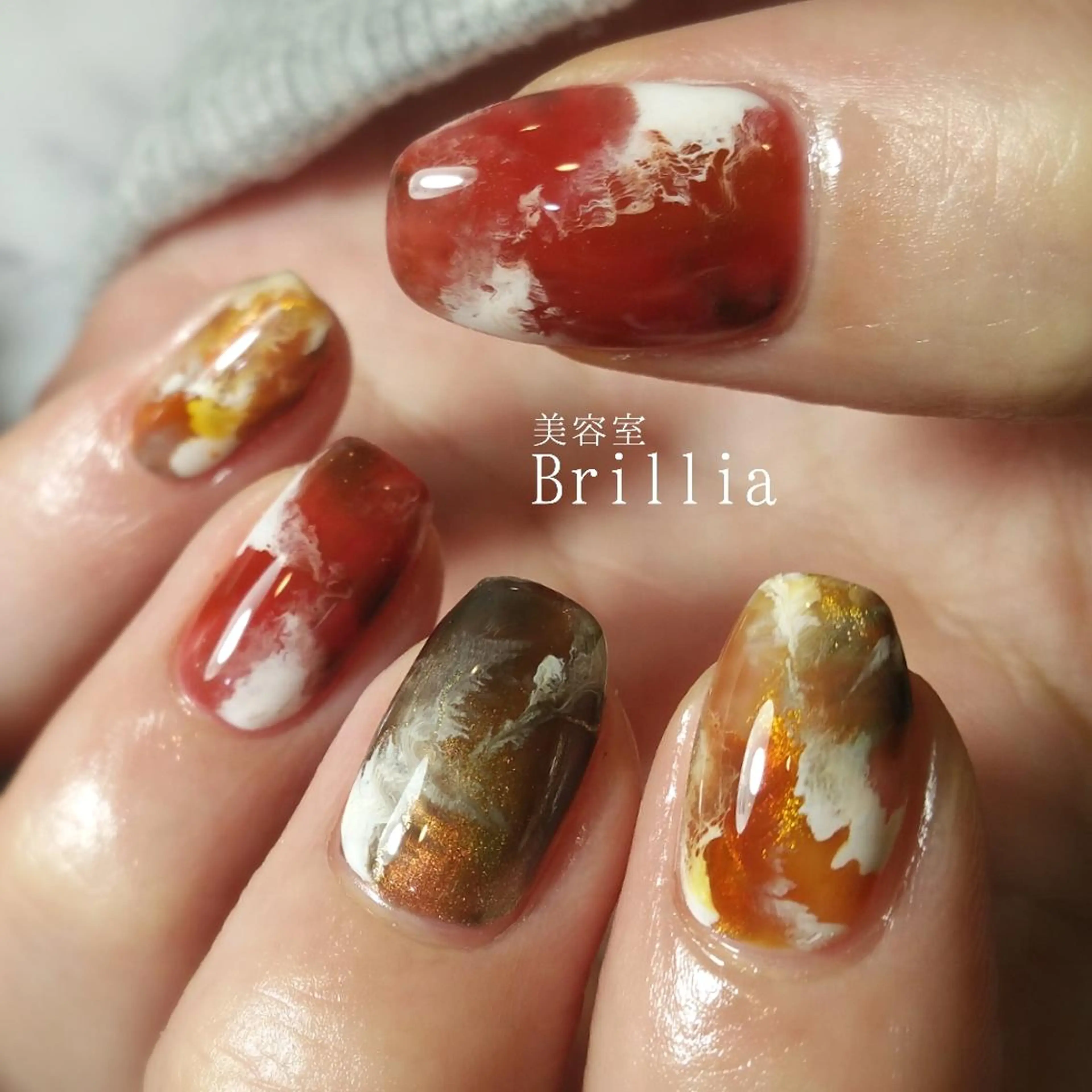 ネイル ハンドネイル 柴田 彩のネイルデザイン