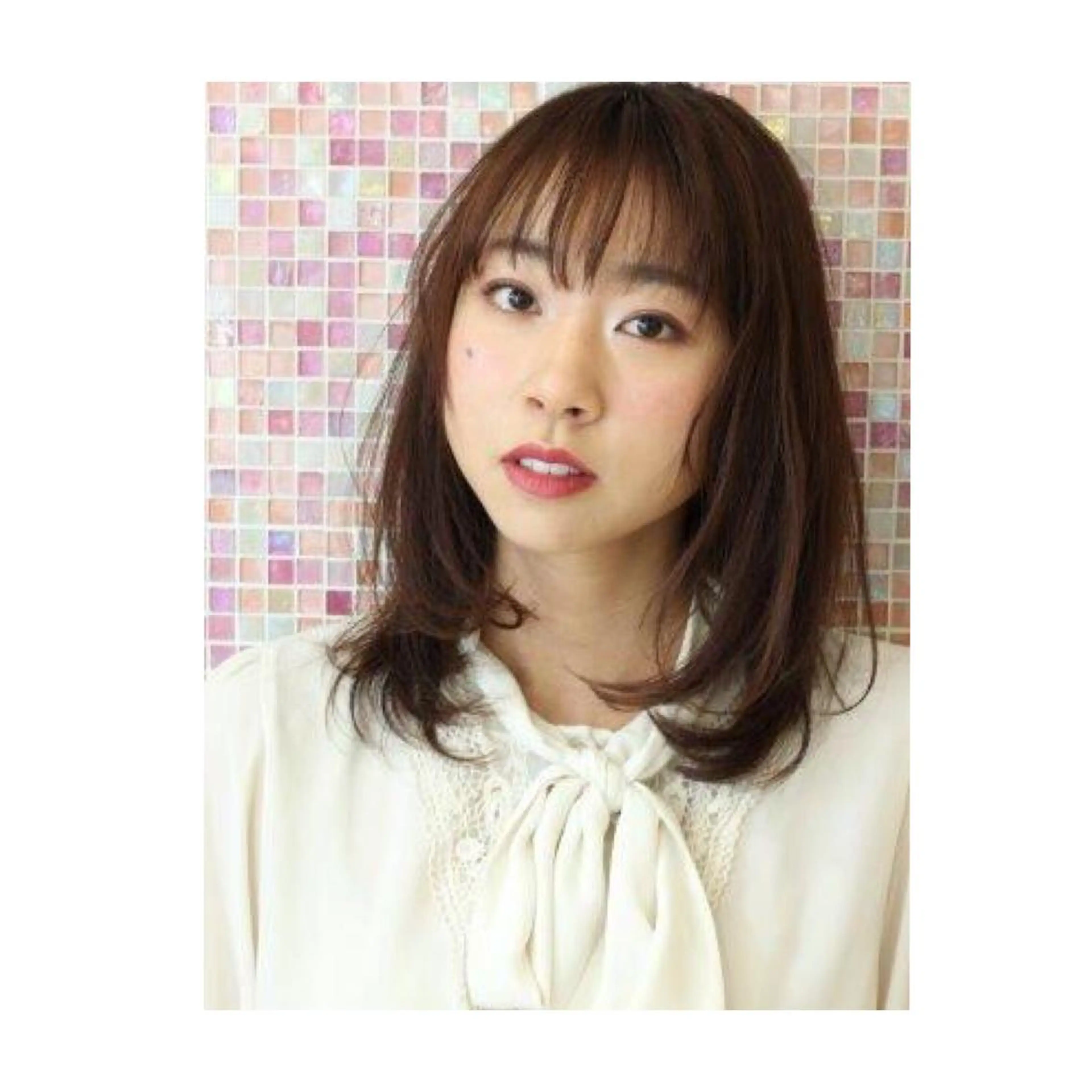 ミディアム レイヤーカット "オクムラ タクヤ"のヘアスタイル