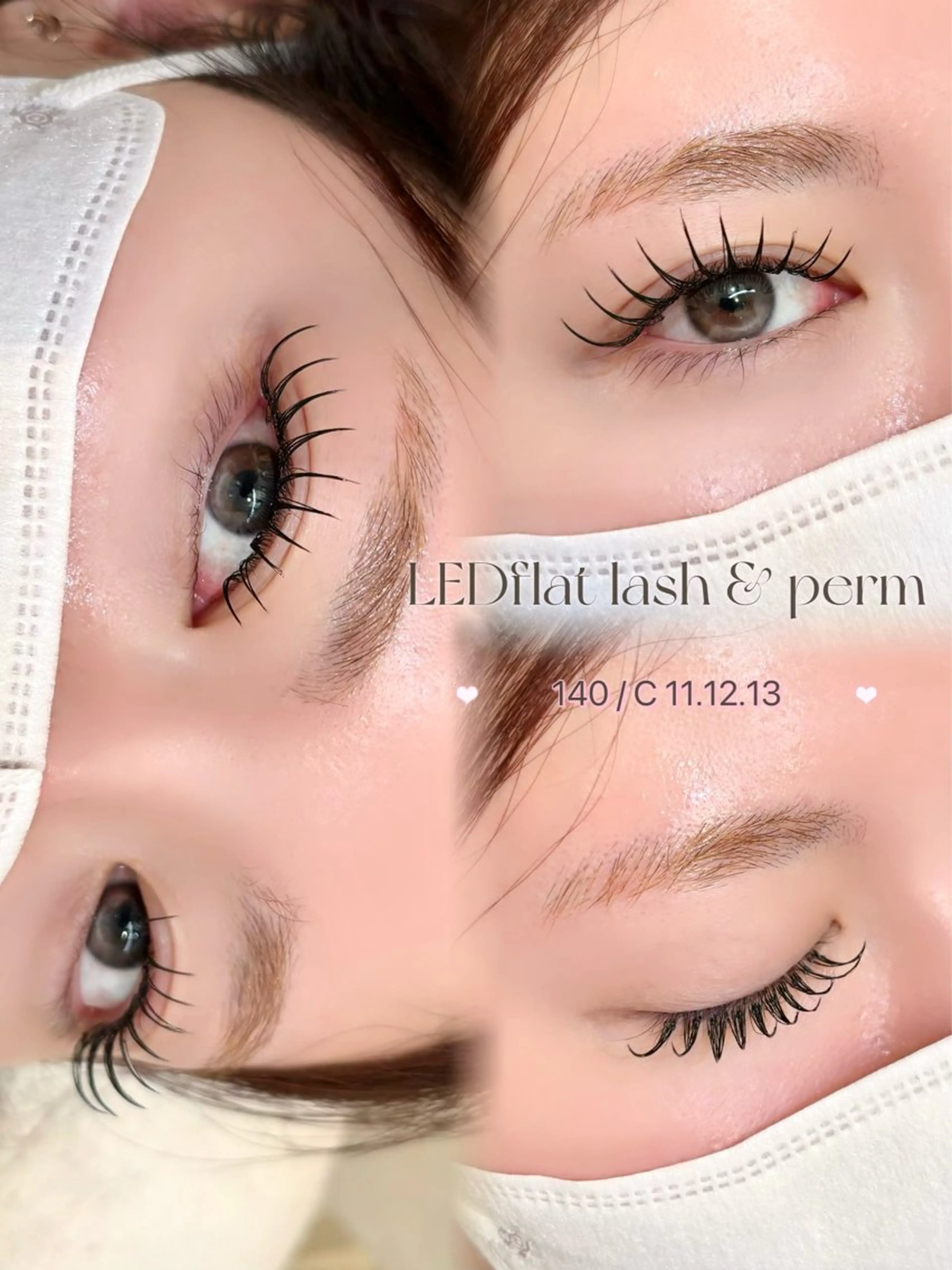 更に持続力up☆【LEDエクステ×パーマ】LEDリフエク80​〜​120本の写真