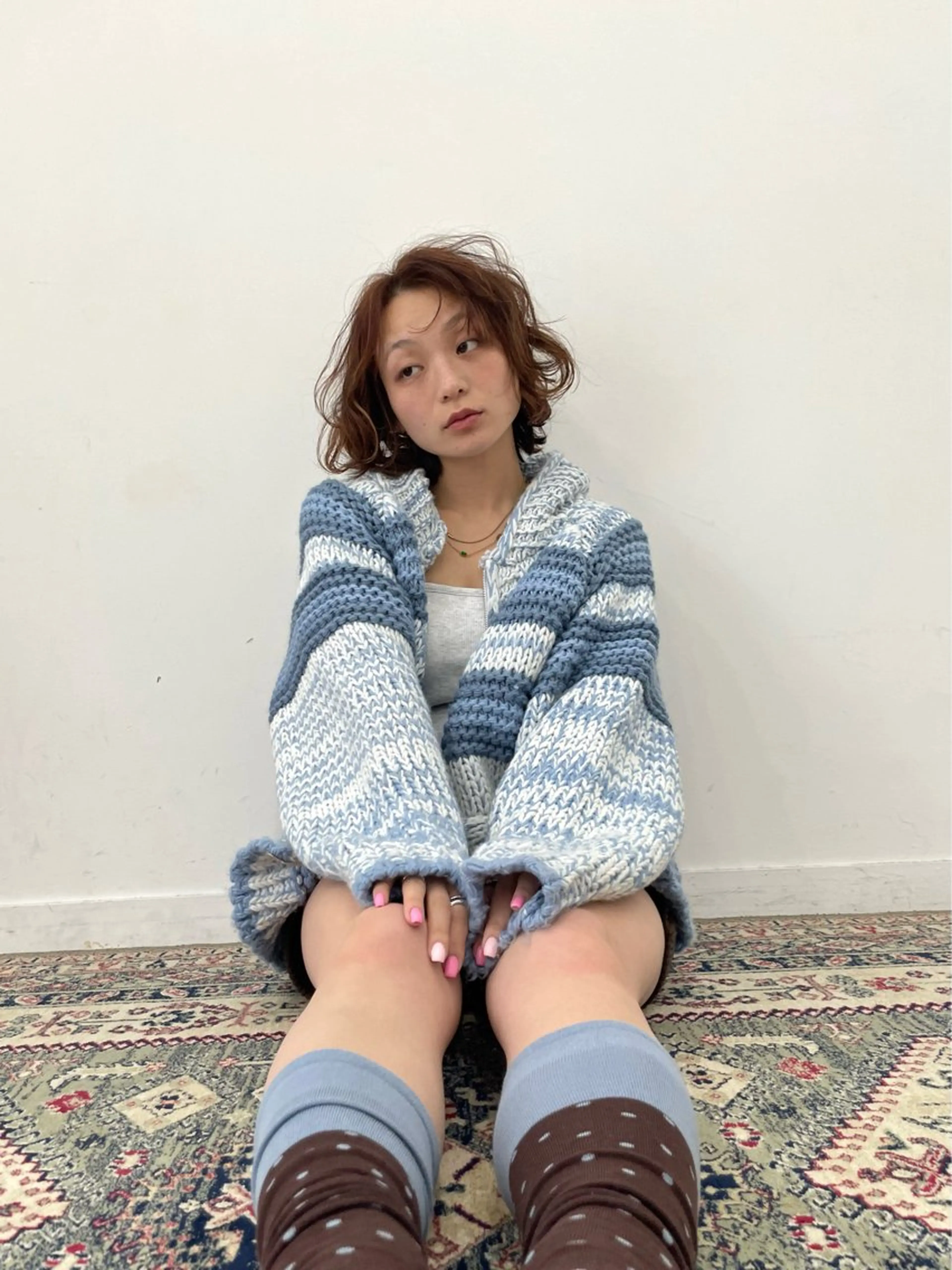 ミディアム 井上 ほのかのヘアスタイル