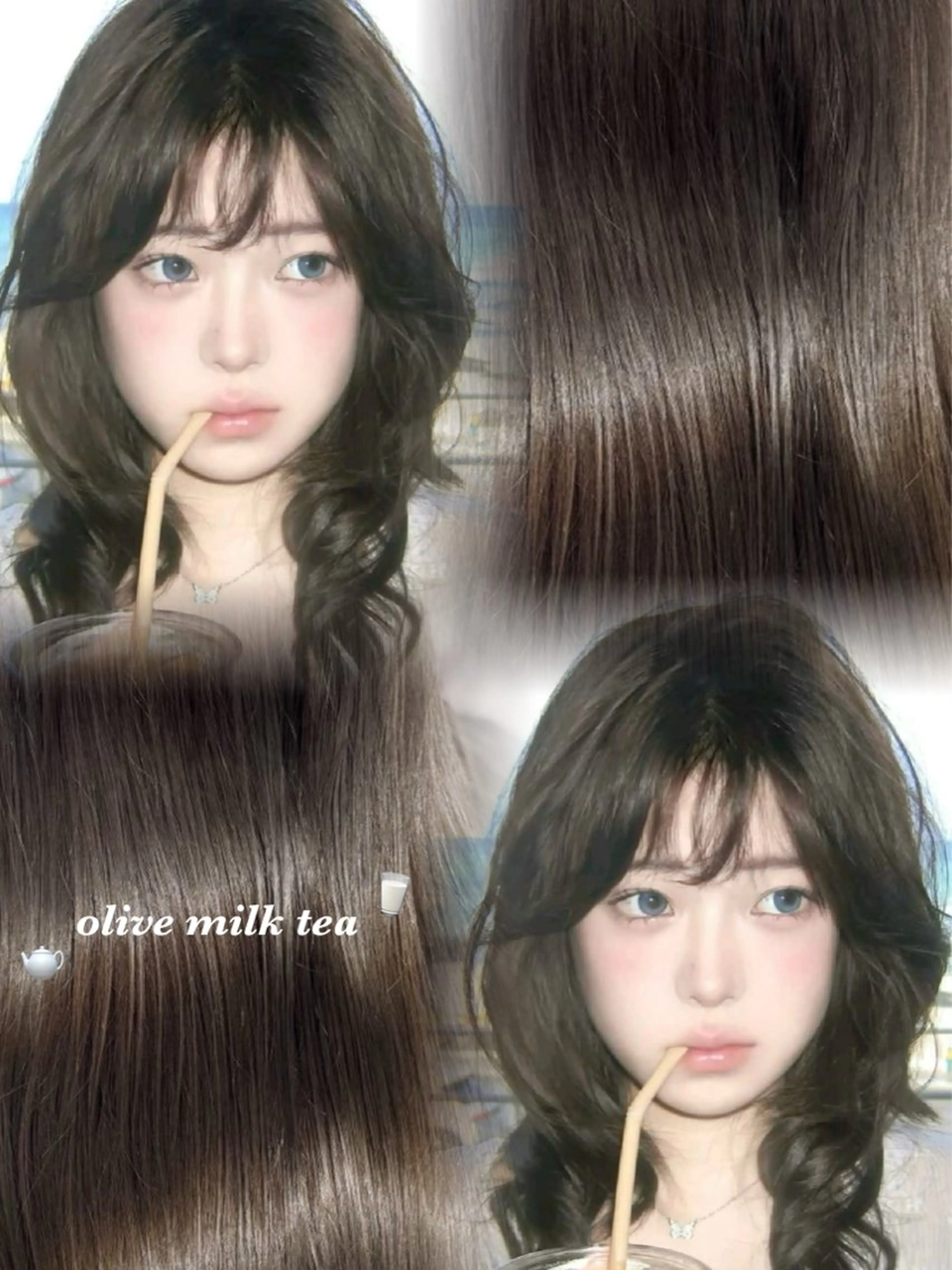 カラー ブラウンカラー 透明感カラー 矢崎 璃乃のヘアスタイル